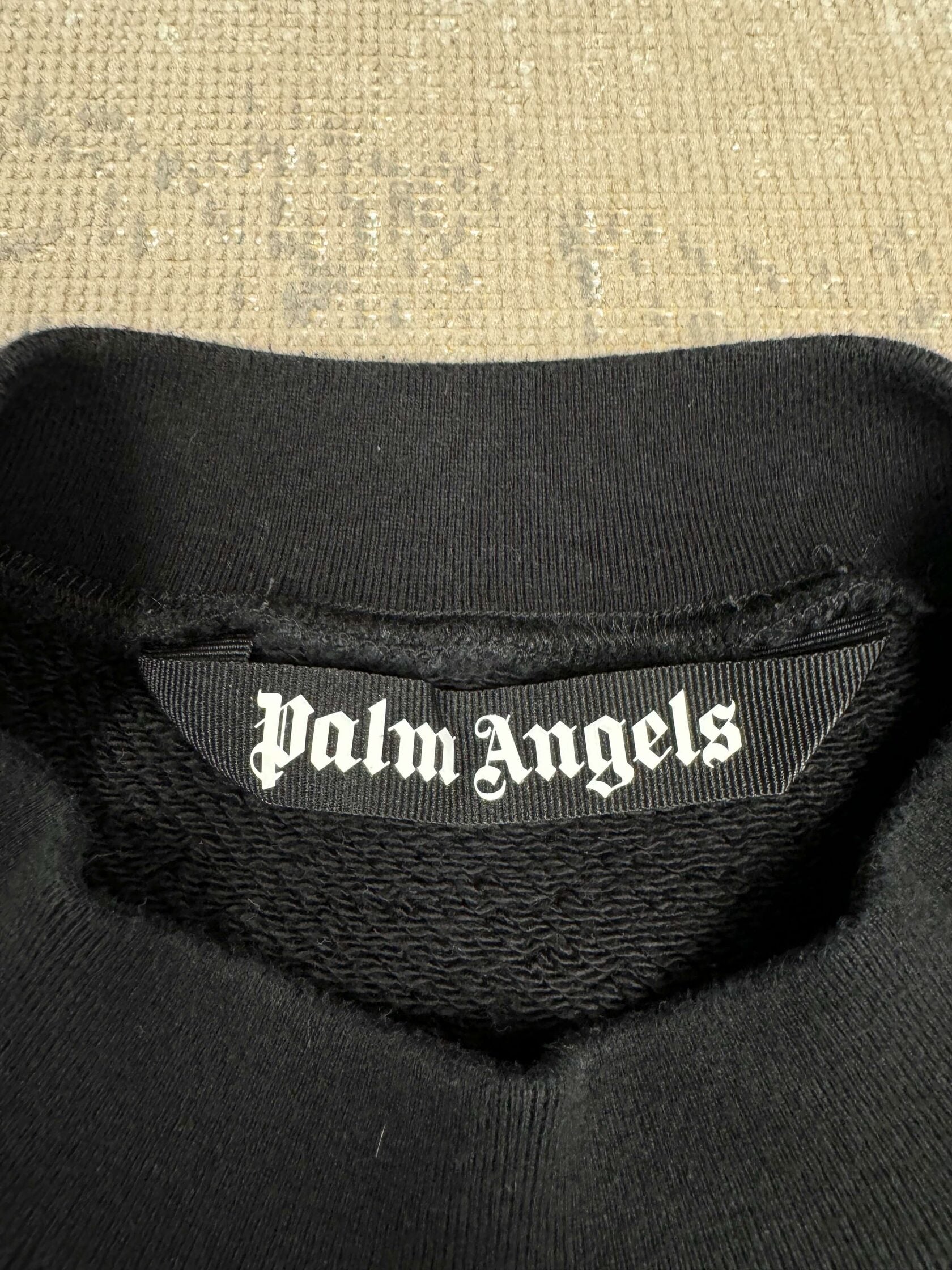 Palm Angels Embroidered Palm Sweatshirt - Black Palm Angels