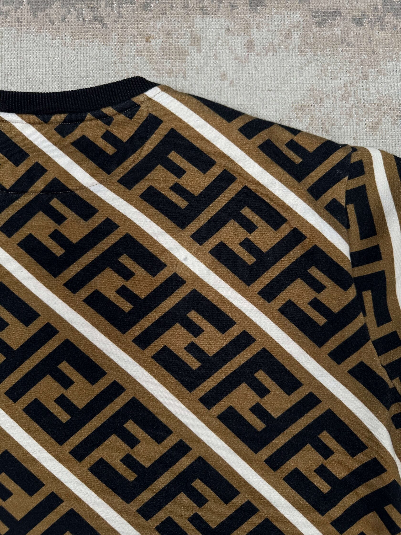 Fendi FF Logo Sweatshirt - Brown Fendi