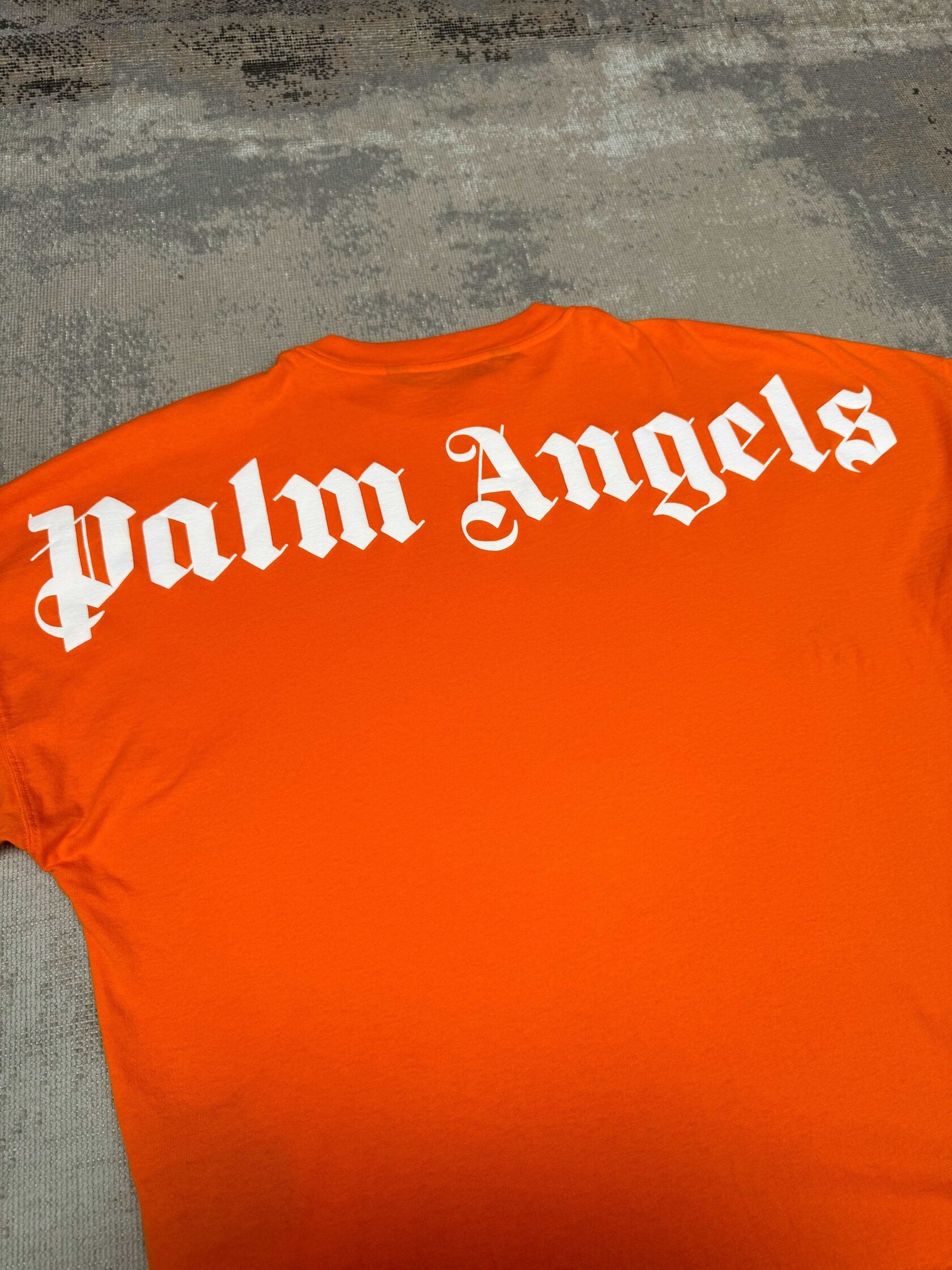 Palm Angels Logo Long Sleeve T-Shirt - Orange