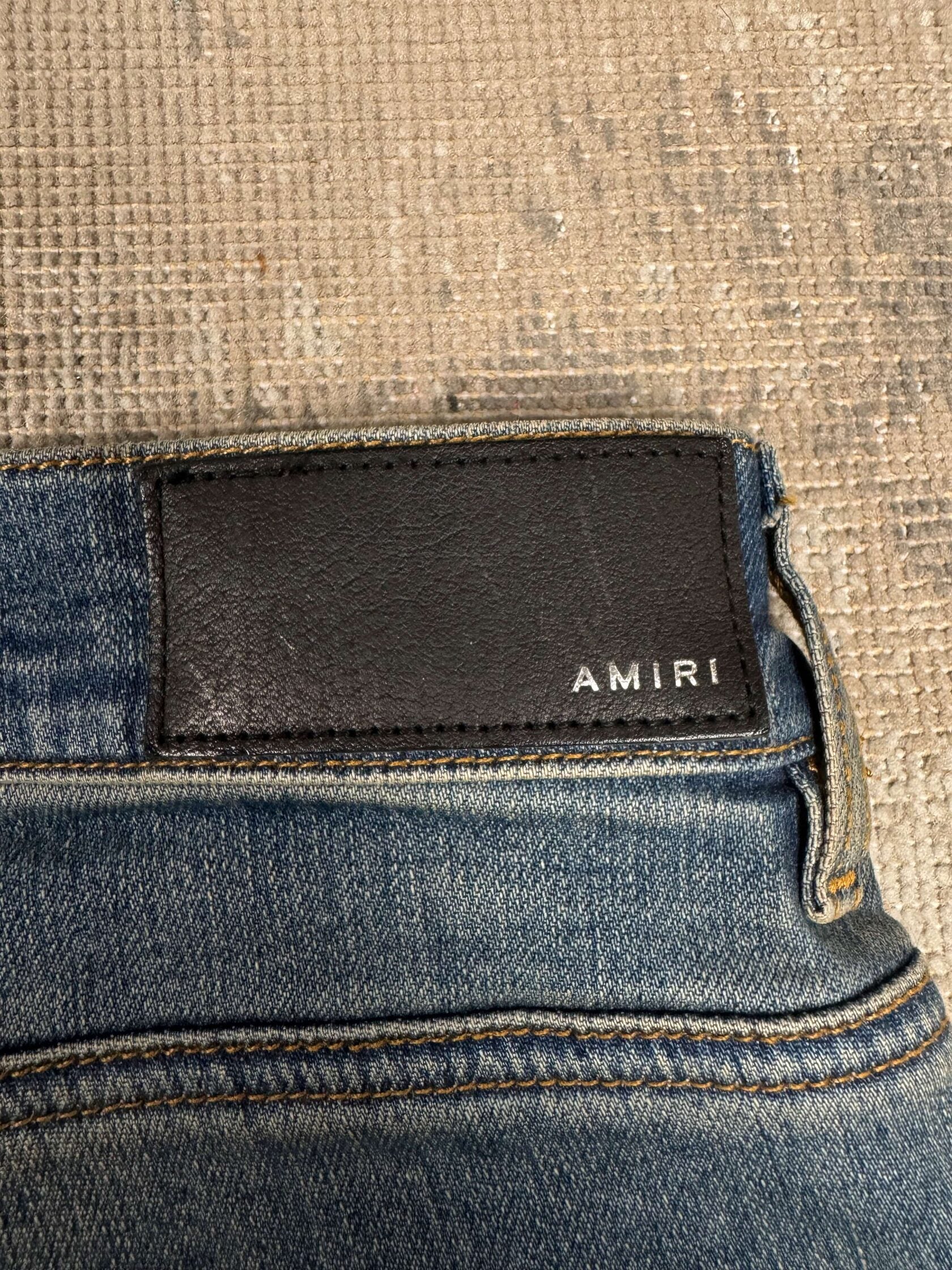 Amiri Bone Jeans - Blue Denim