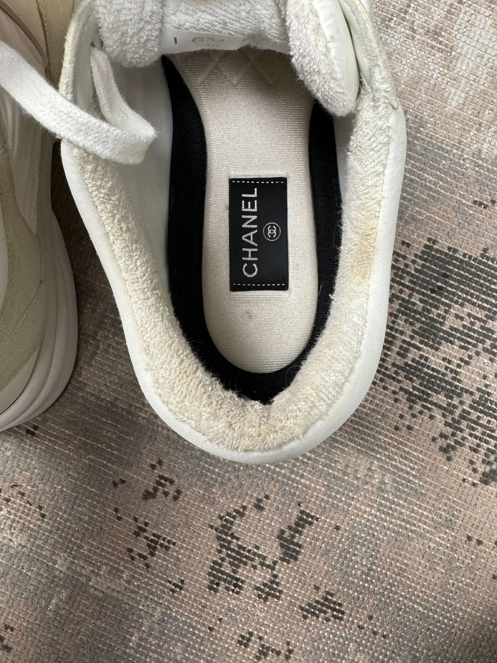 Chanel CC Runners Reflective Trainer - White