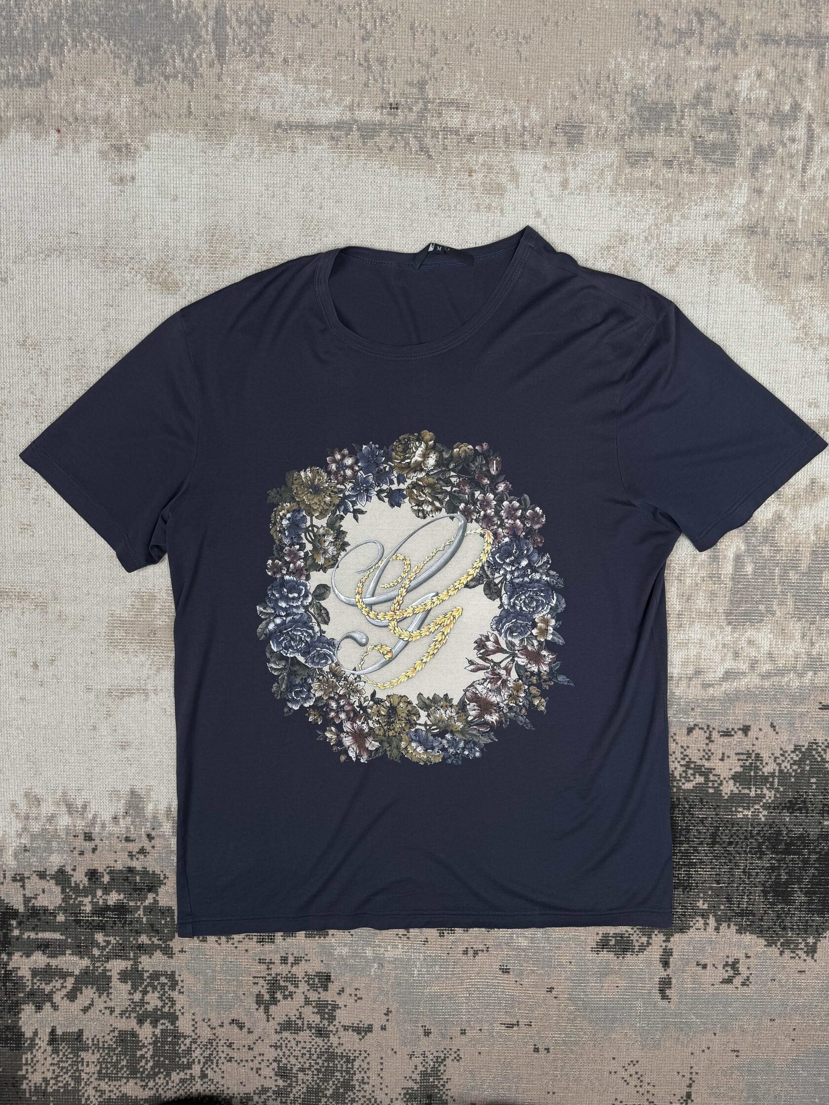 Gucci Floral T-shirt - Navy