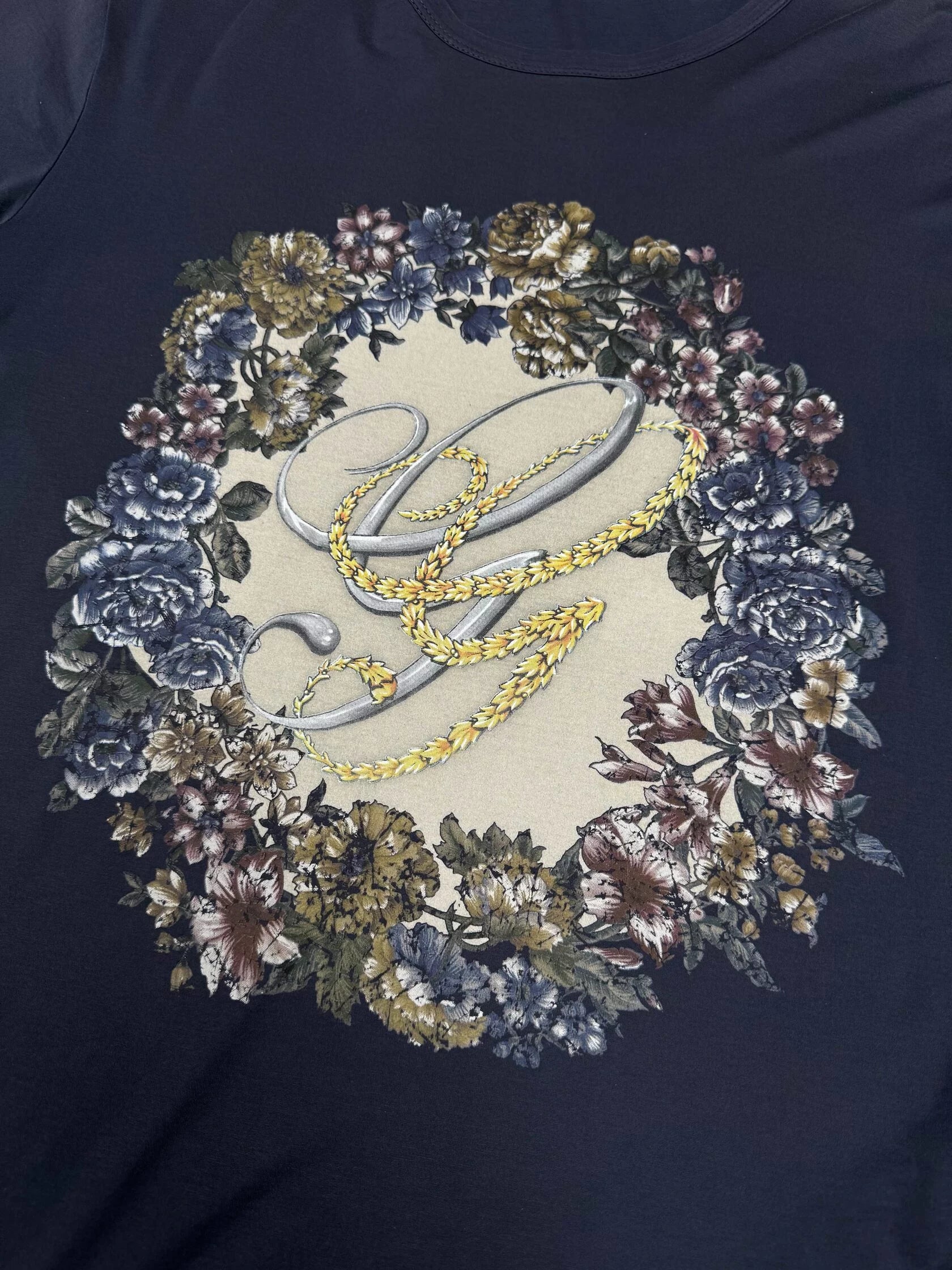 Gucci Floral T-shirt - Navy