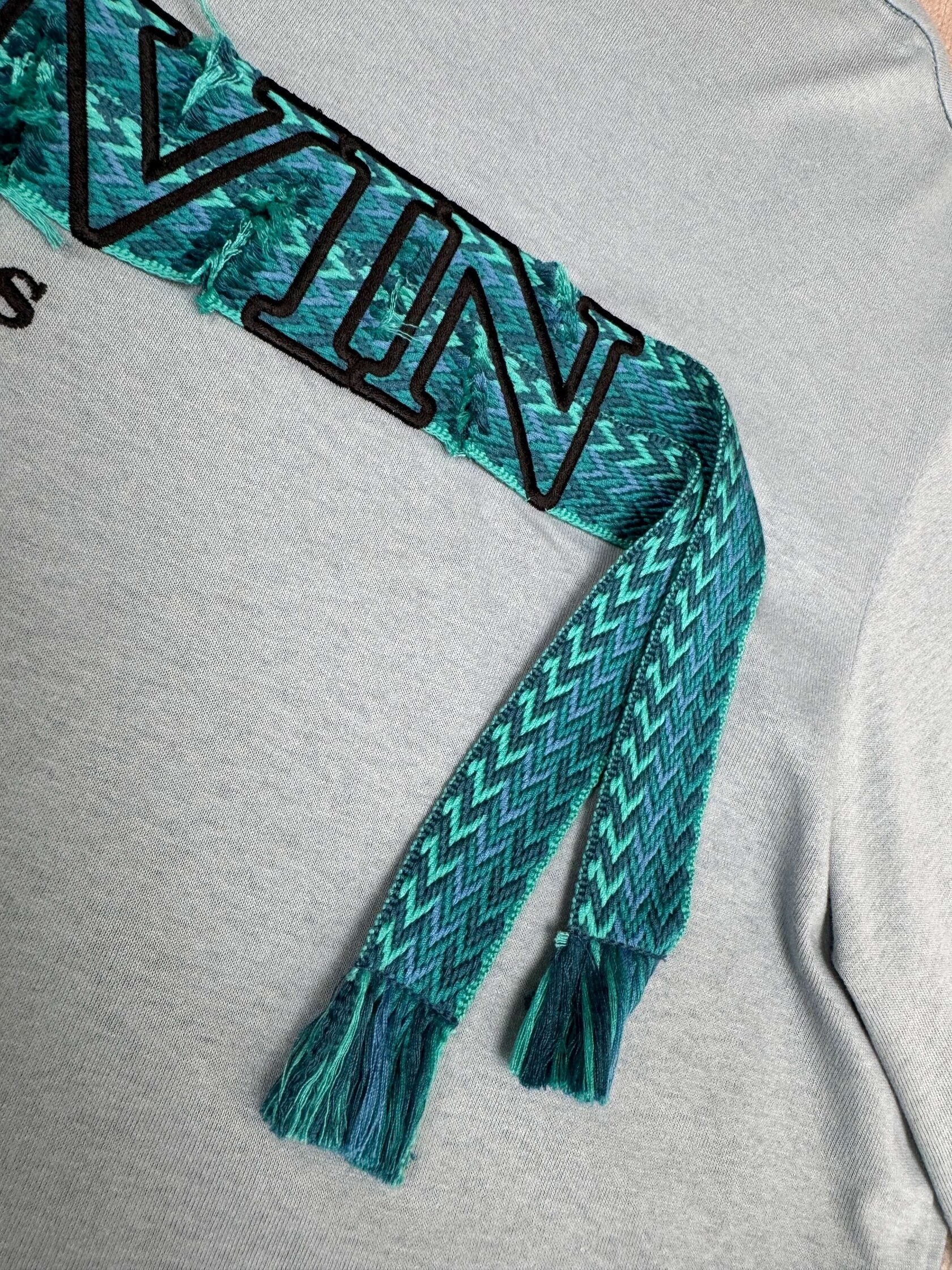 Lanvin Curb Lace Oversized T-Shirt - Blue Lanvin