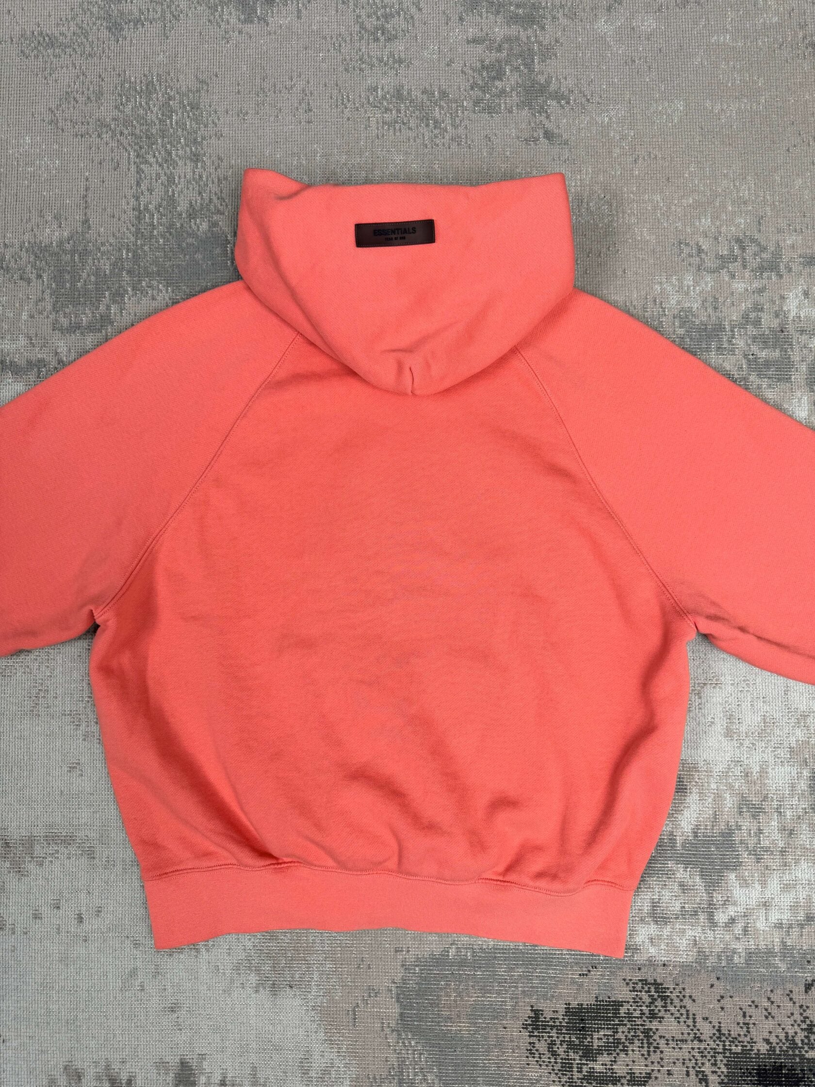 Essentials Fear of God Relaxed Hoodie - Coral Fear of God