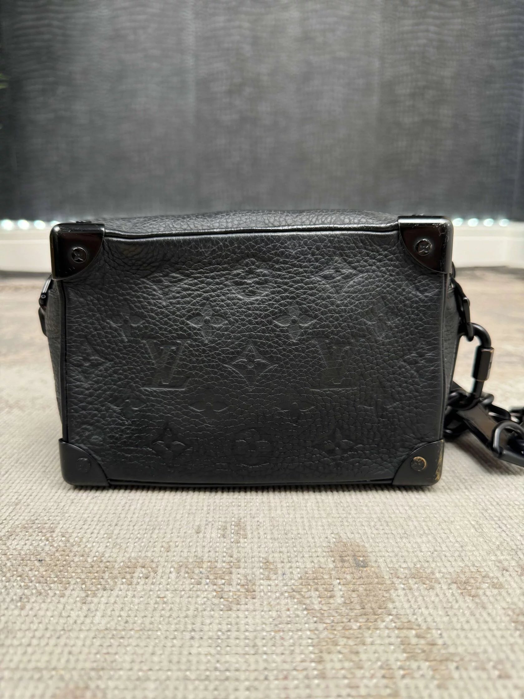 Louis Vuitton Mini Taurllion Monogram Soft Trunk - Black