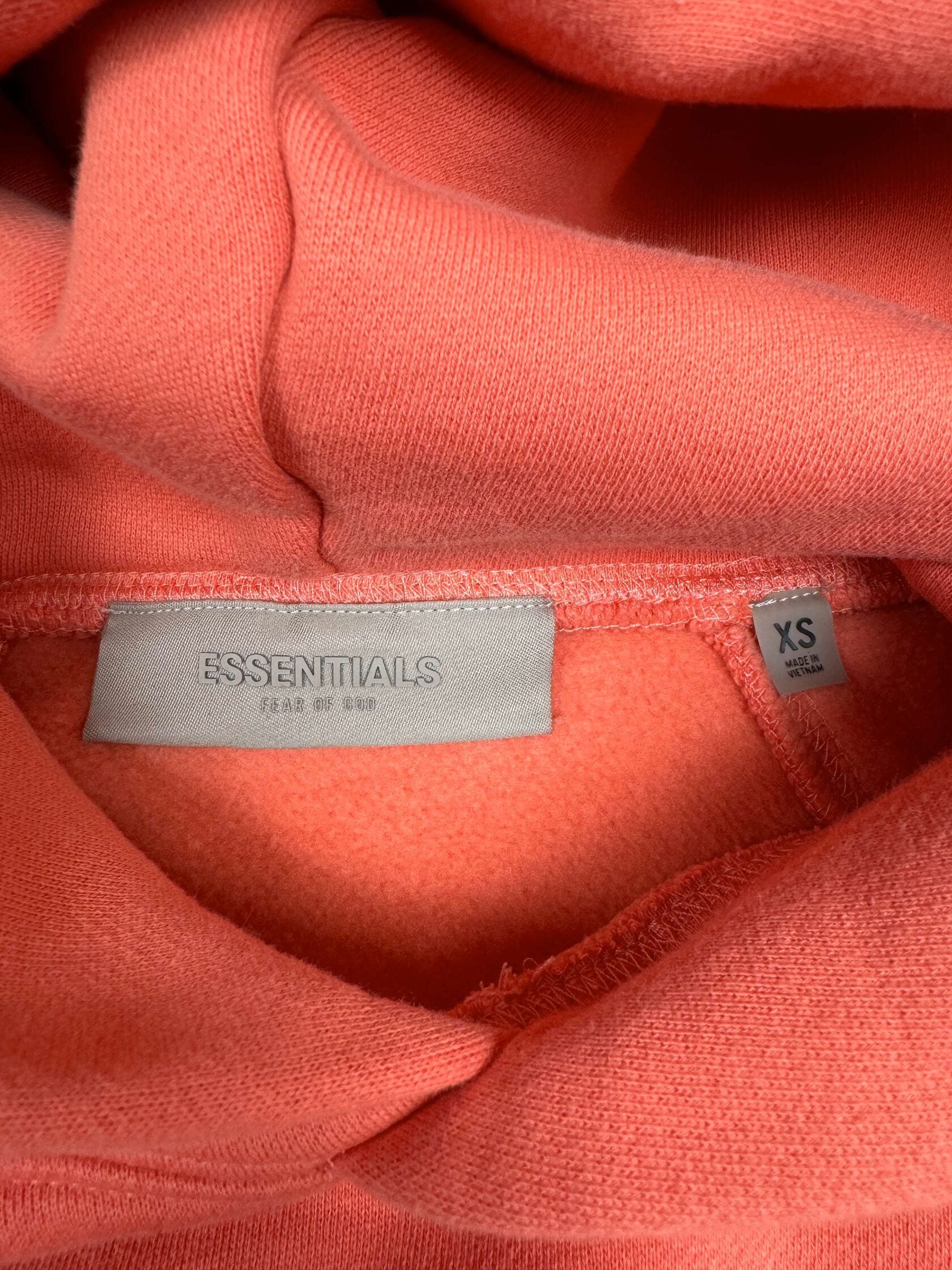 Essentials Fear of God Relaxed Hoodie - Coral Fear of God
