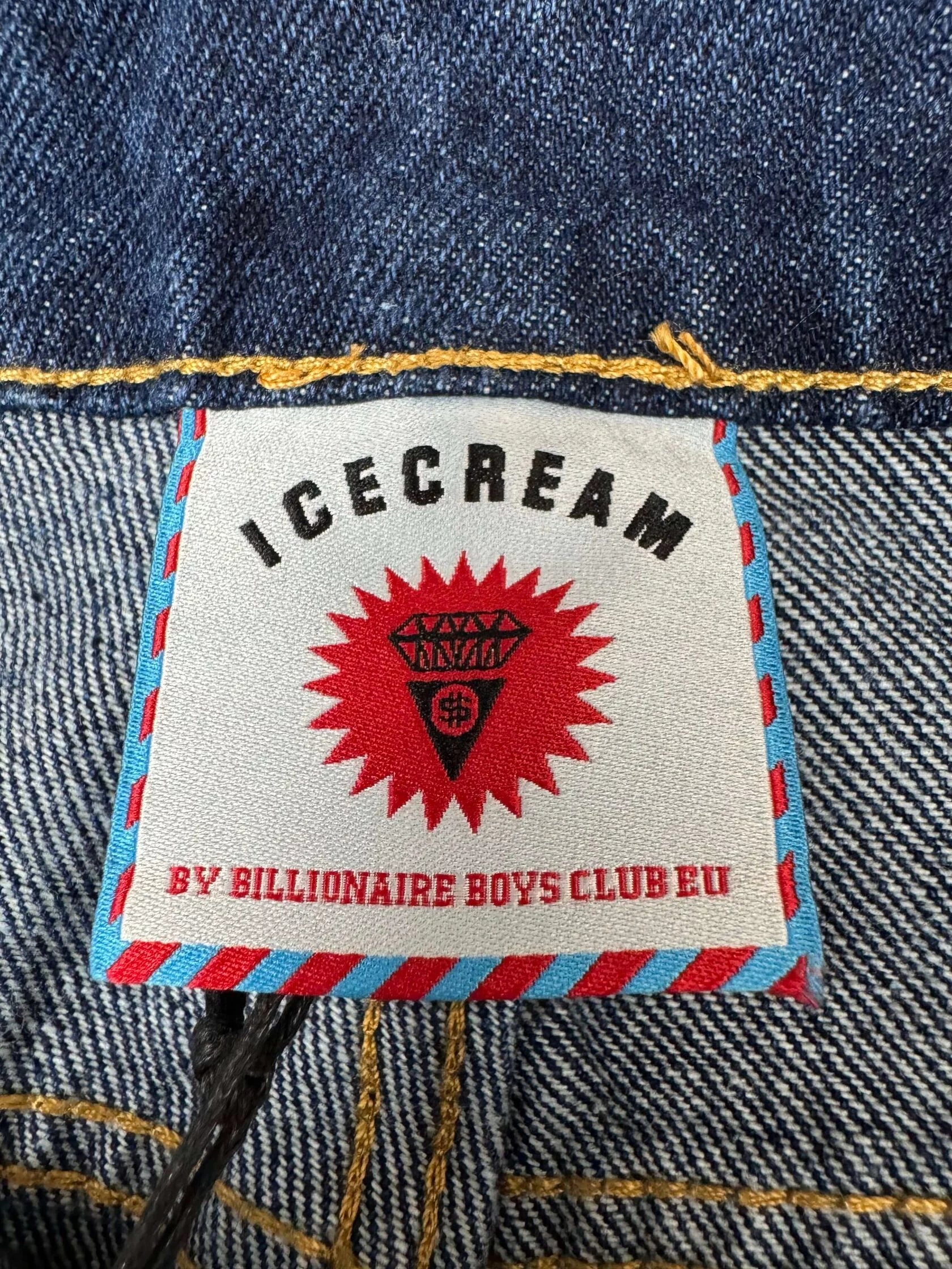 Billionaires Boys Club Ice Cream Running Dog Jeans - Indigo Denim (Unused) Billionaires Boys Club