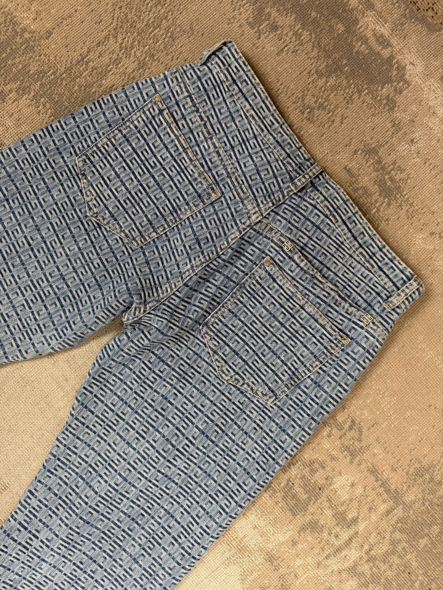 Givenchy 4G Straight Legged Jeans - Blue Denim (Unused)