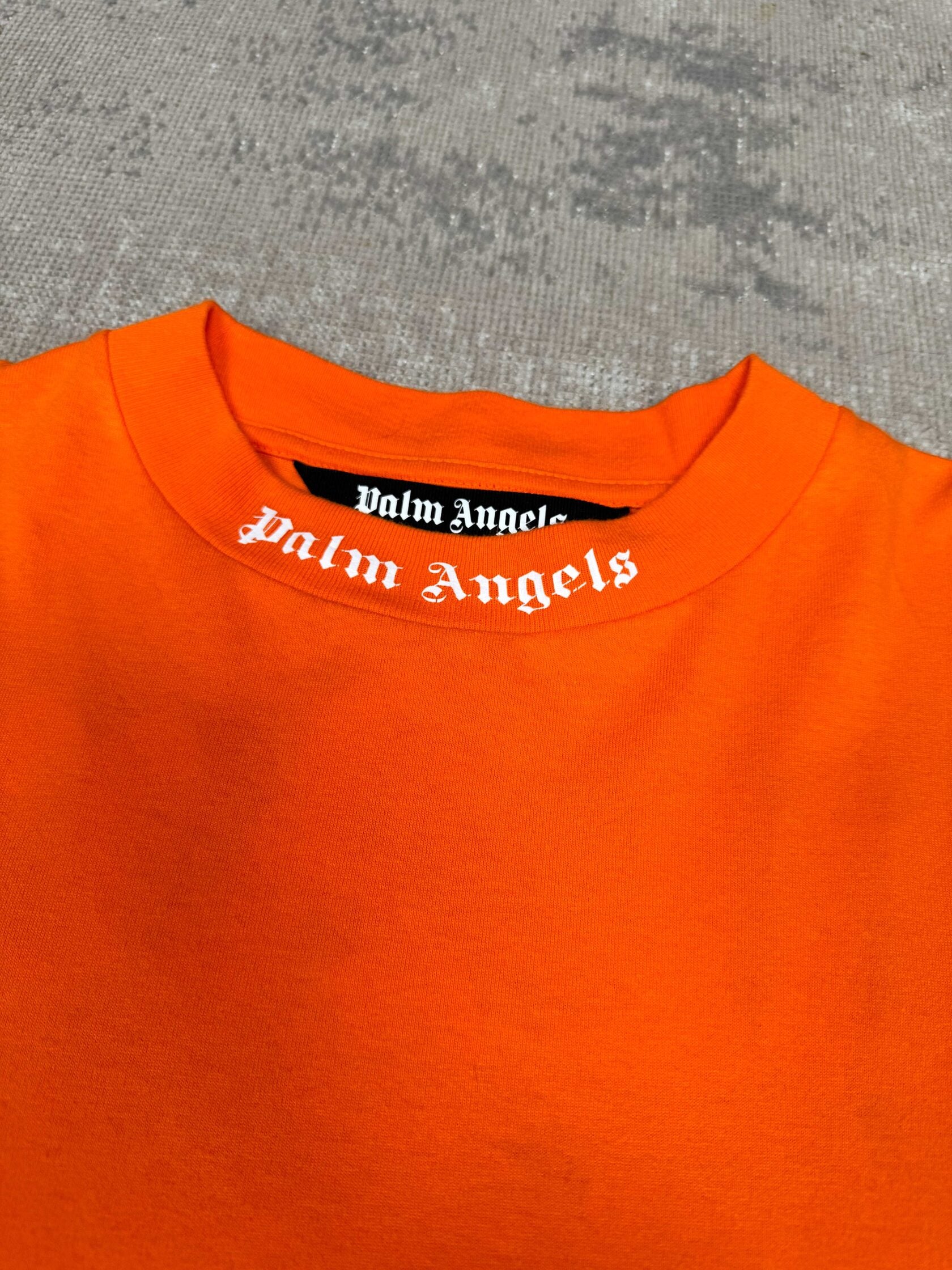 Palm Angels Logo Long Sleeve T-Shirt - Orange