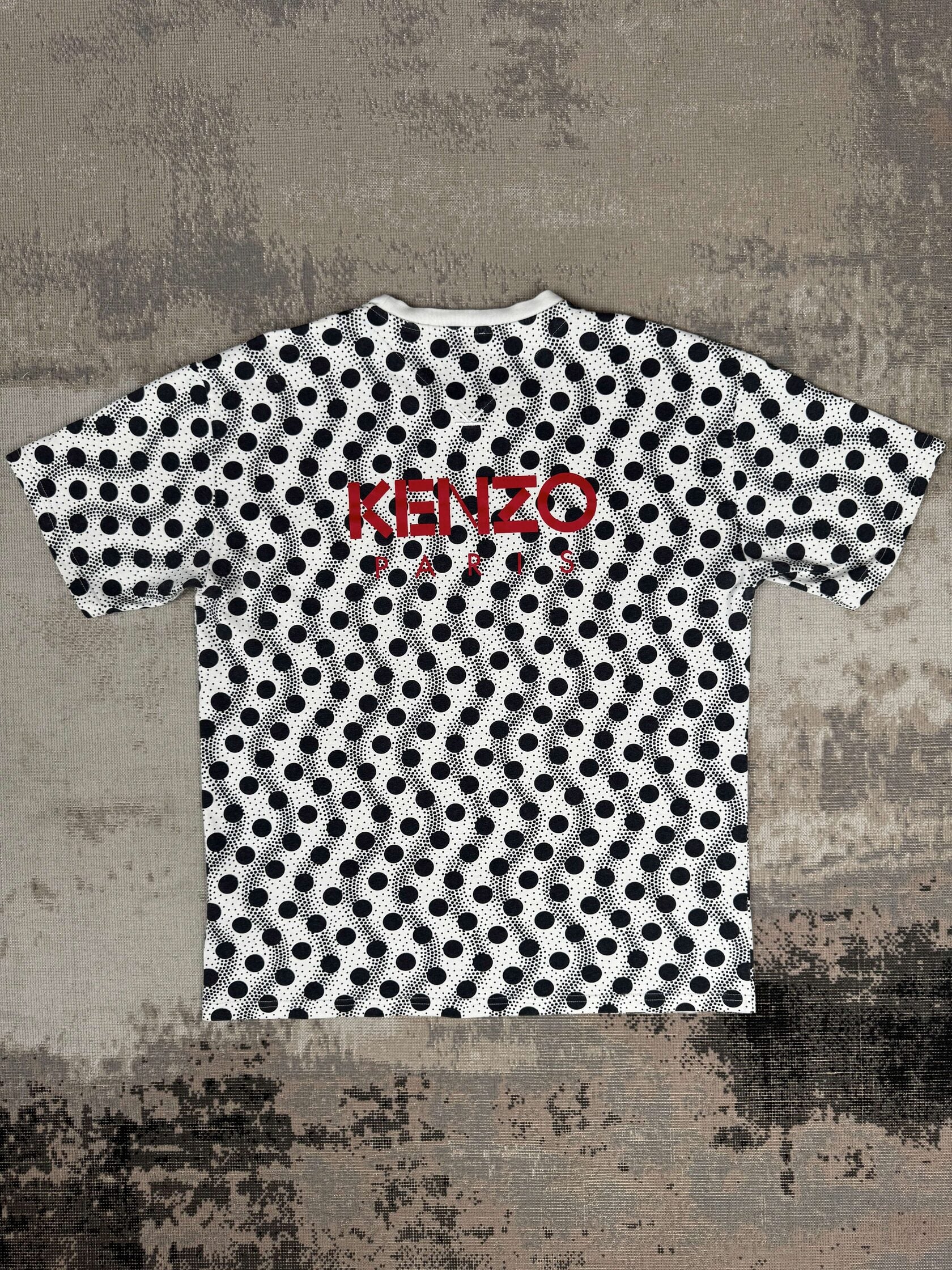 Kenzo Wavey Dots T-Shirt - White