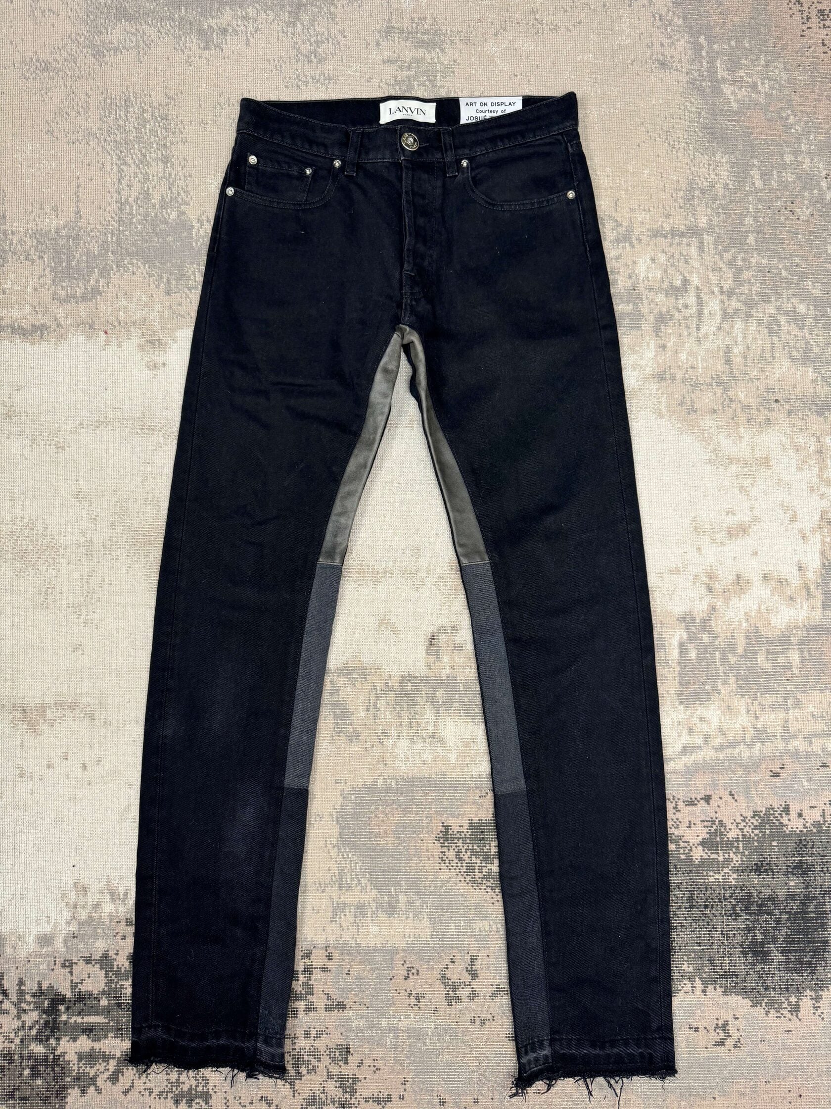 Lanvin x Gallery Dept Flared Jeans - Black Denim