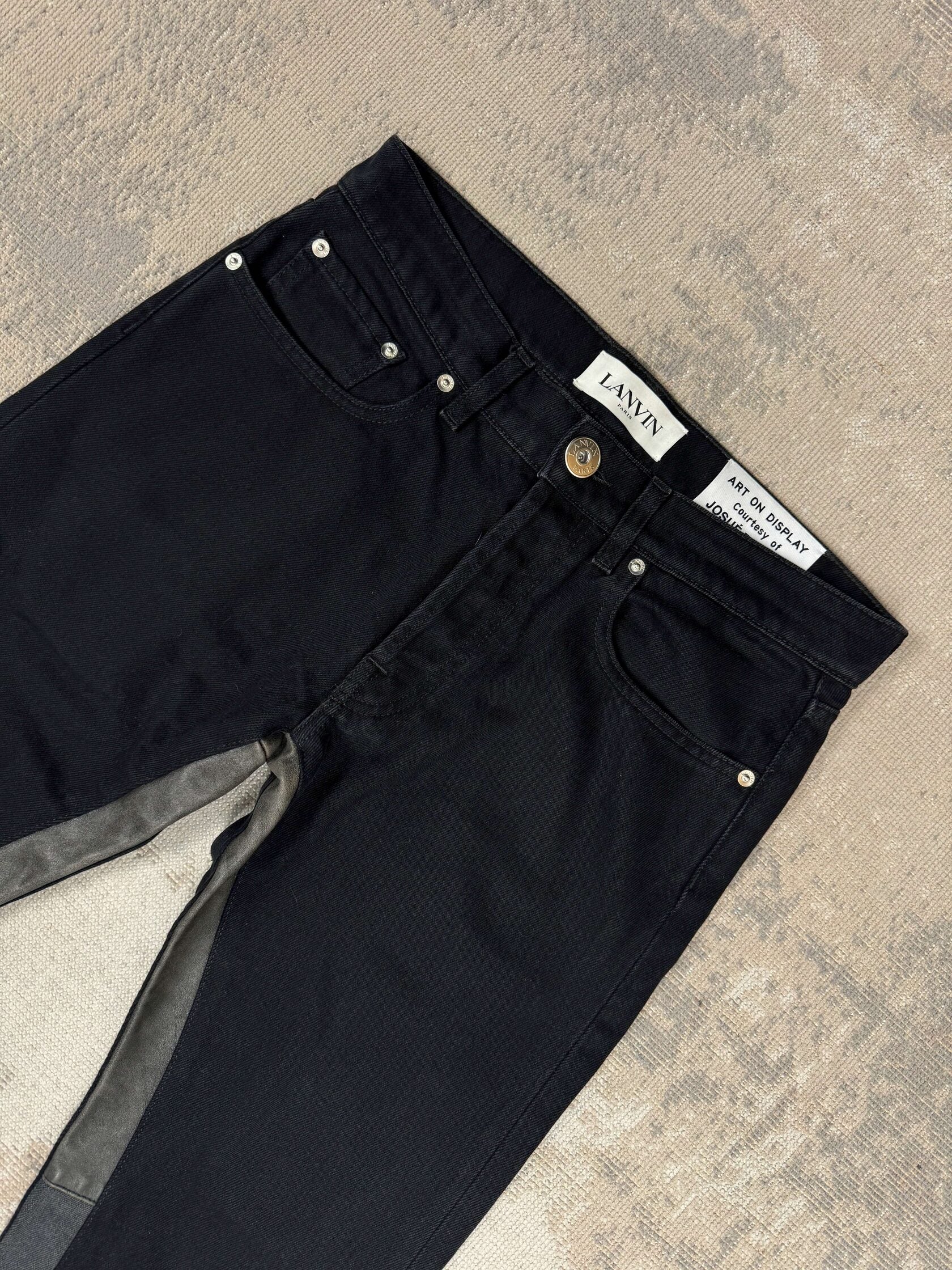 Lanvin x Gallery Dept Flared Jeans - Black Denim Gallery Dept