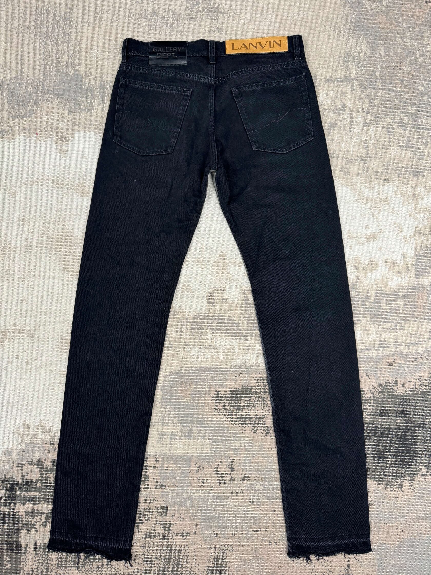 Lanvin x Gallery Dept Flared Jeans - Black Denim