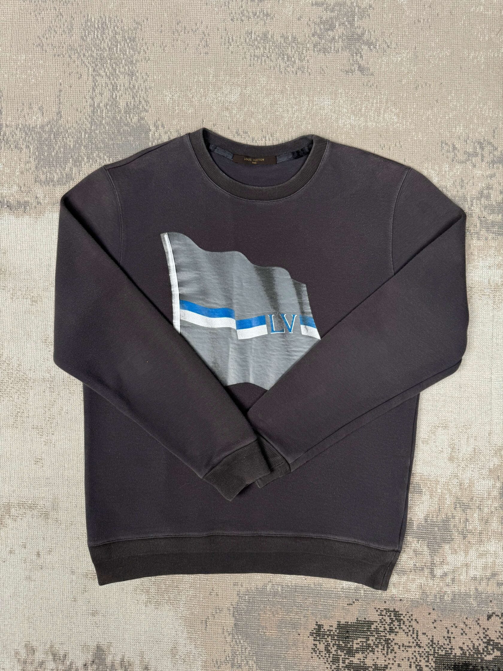 Louis Vuitton Flag Sweatshirt - Grey Louis Vuitton
