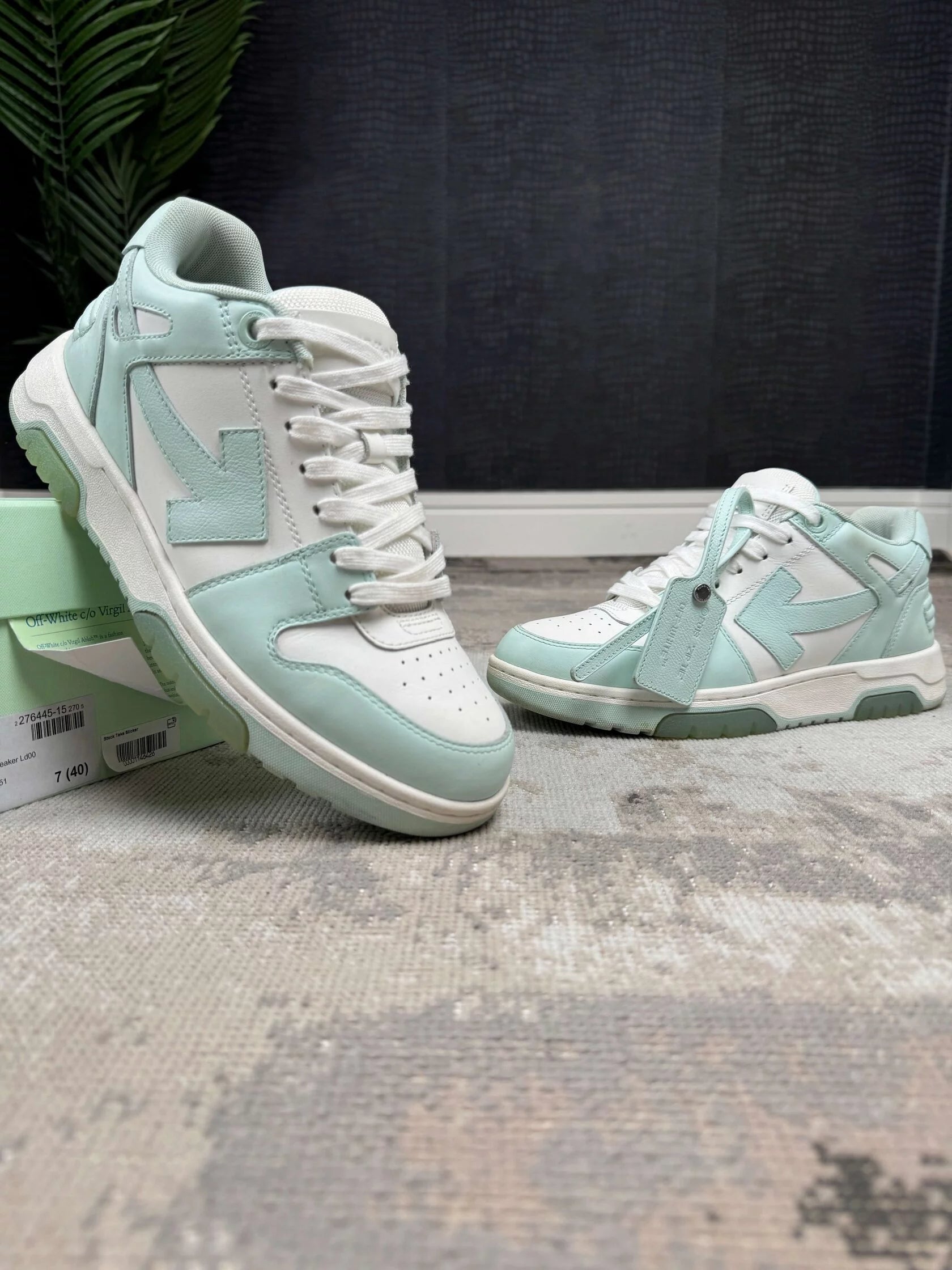 Off-White 'Out of Office' Trainers - White Mint