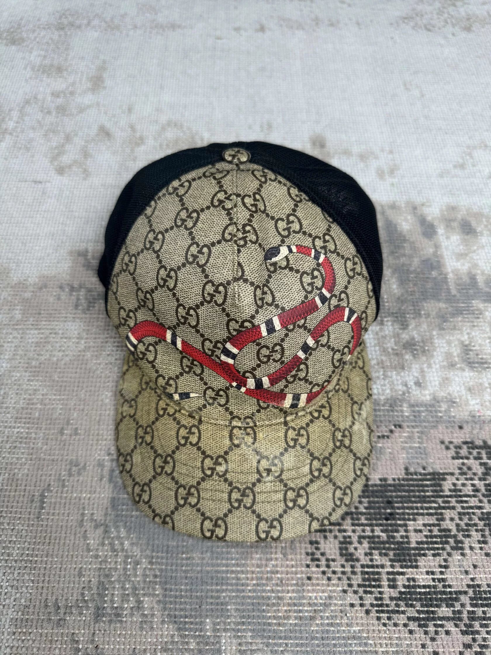 Gucci Kingsnake Baseball Hat - Beige Gucci