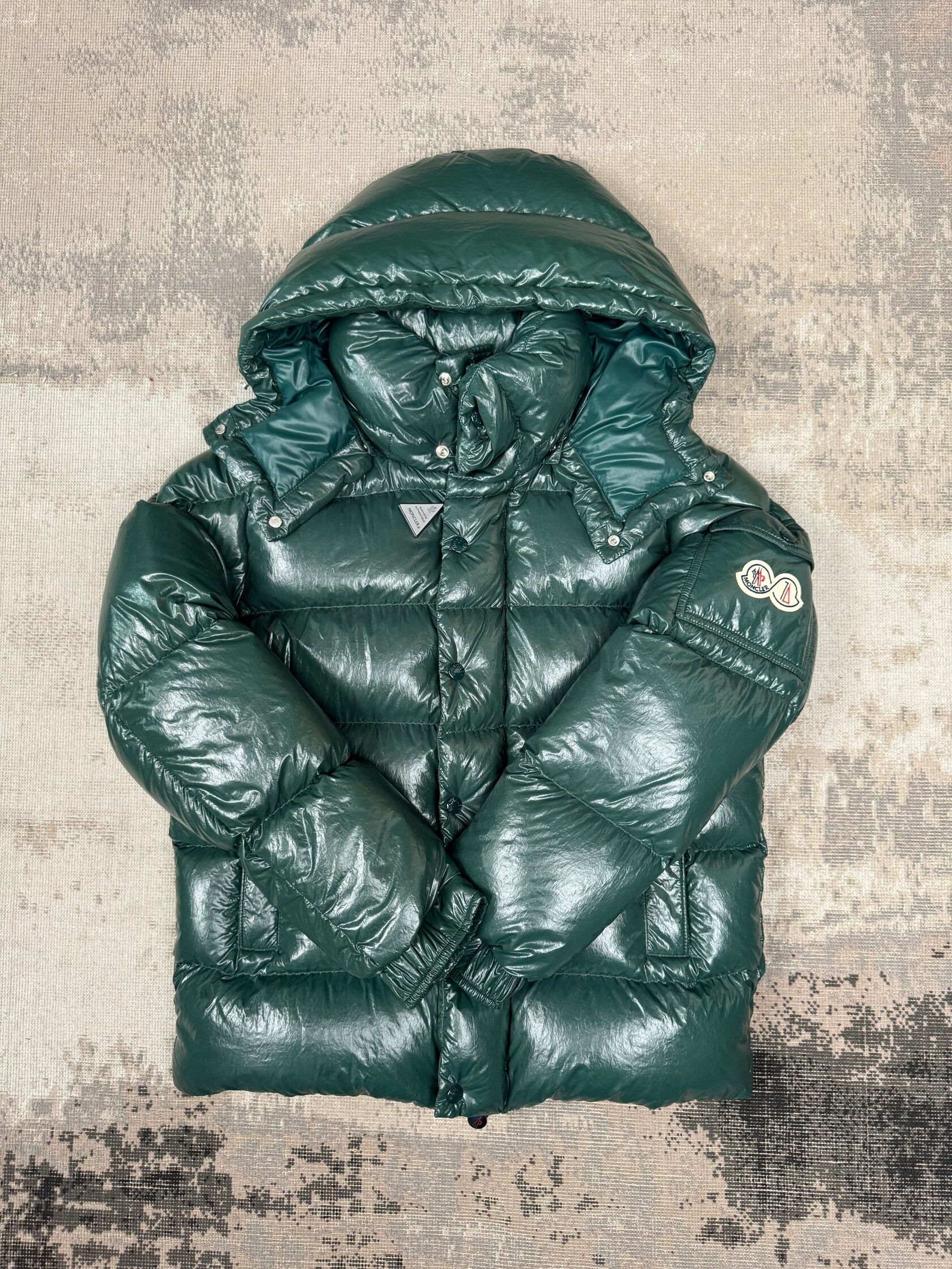 Moncler Maya Down Coat - Green (Unused)