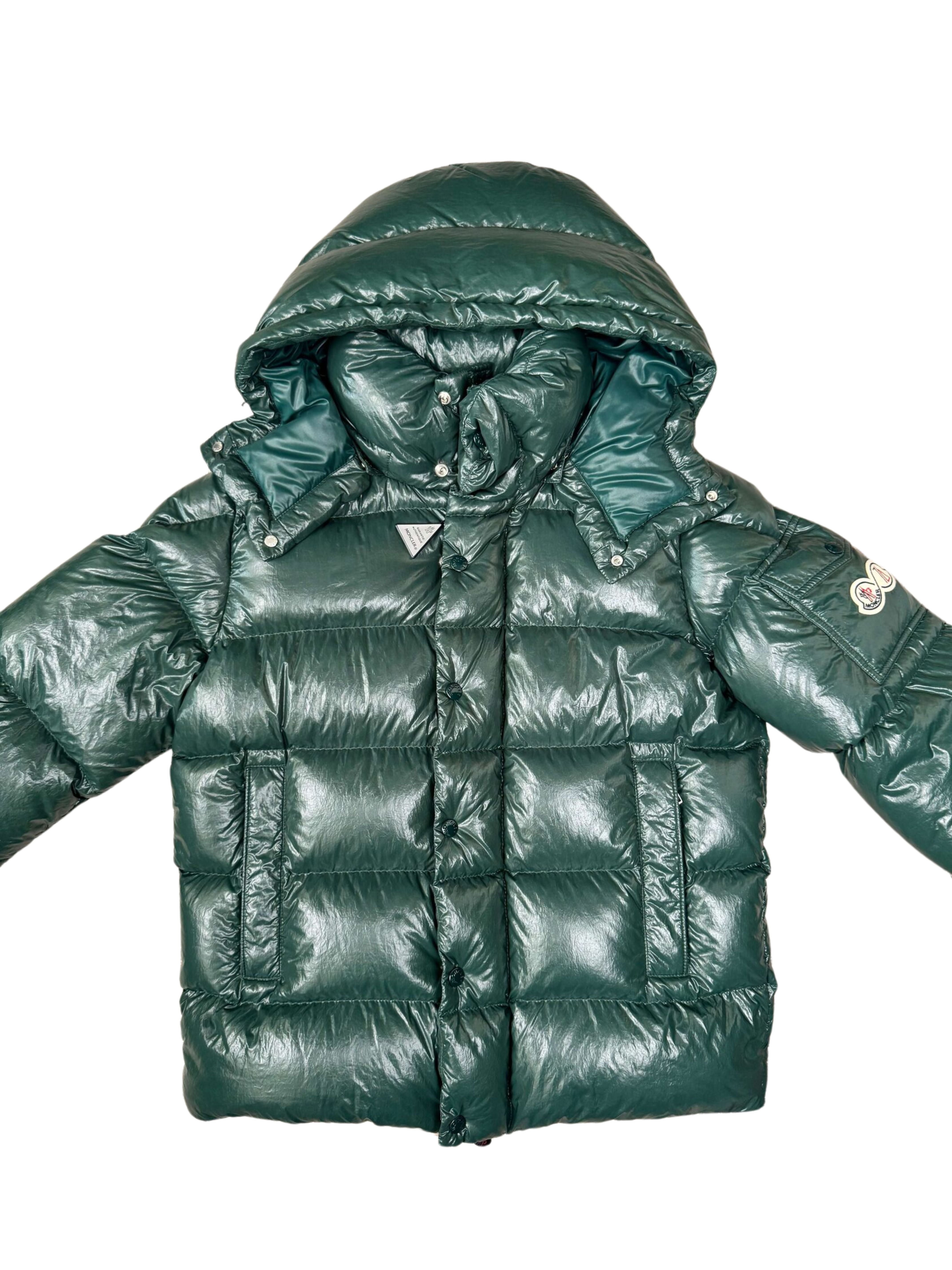 Moncler Maya Down Coat - Green (Unused)