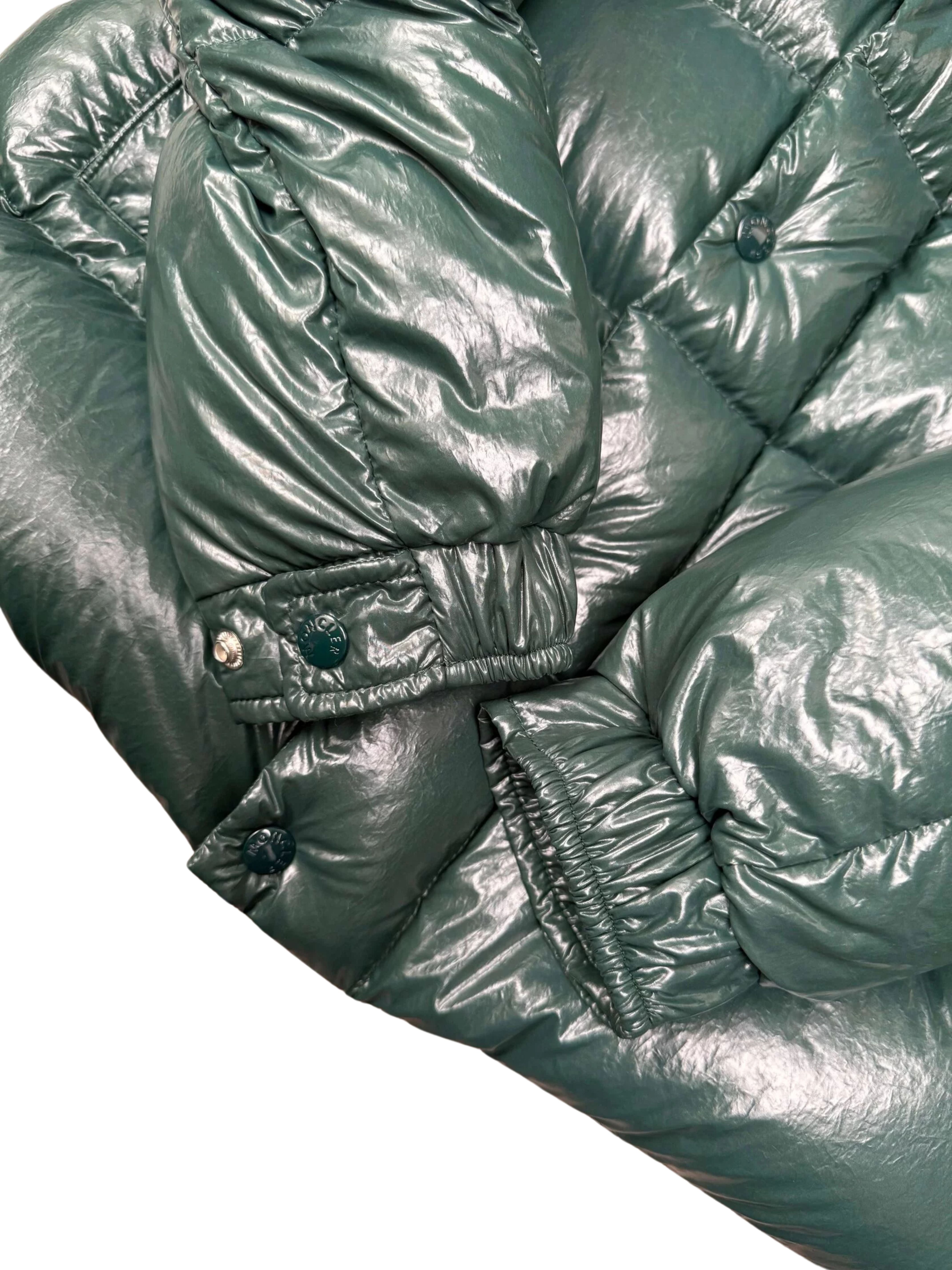 Moncler Maya Down Coat - Green (Unused)