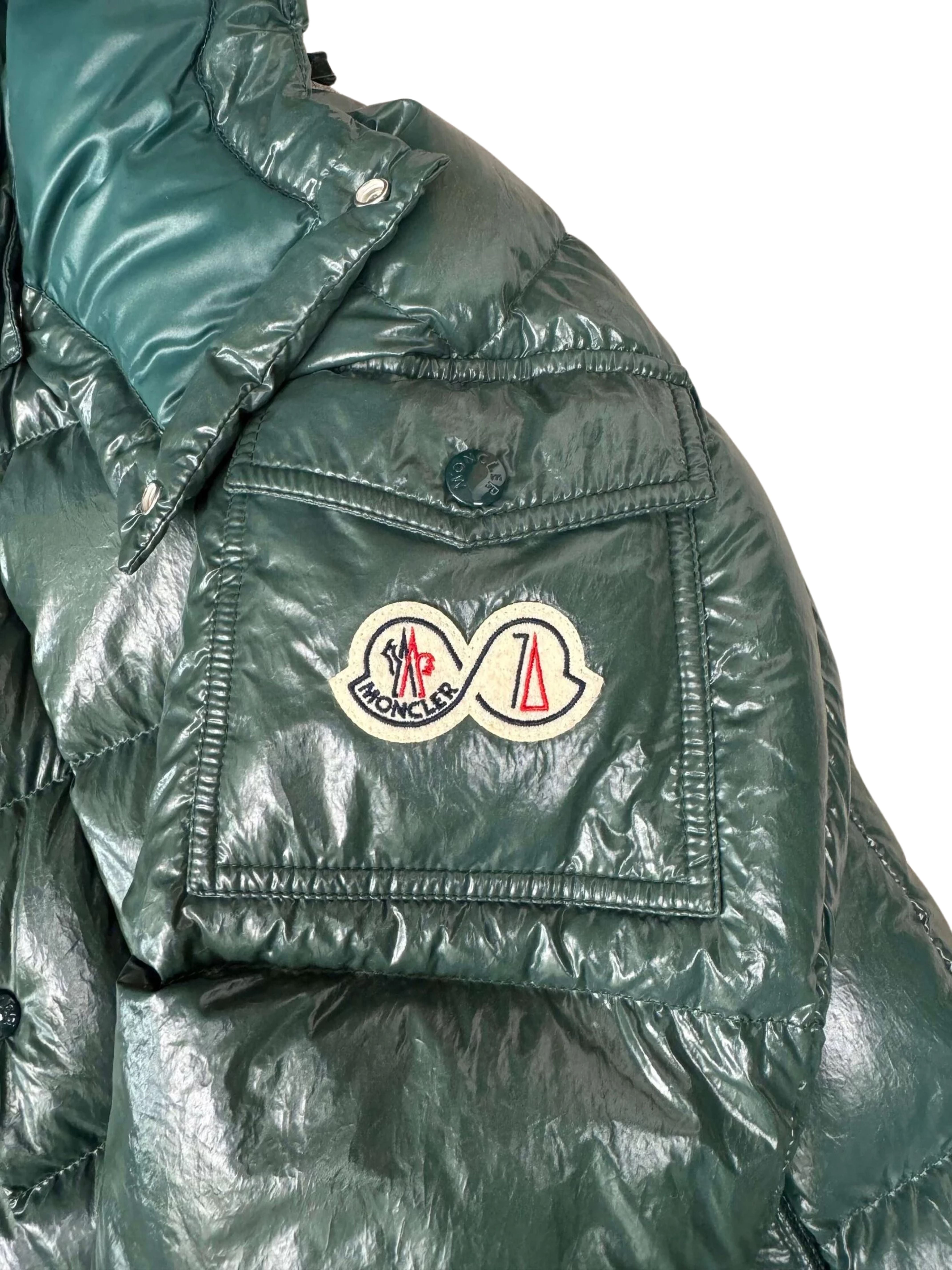 Moncler Maya Down Coat - Green (Unused)