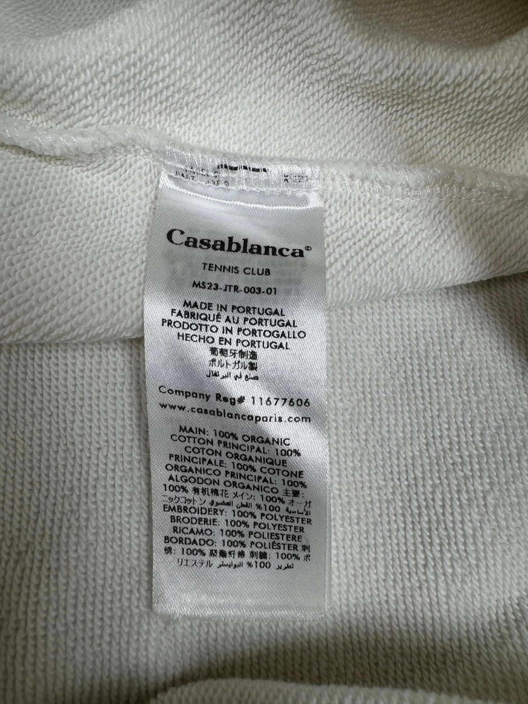 Casablanca Tennis Club Icon Shorts - White Casablanca