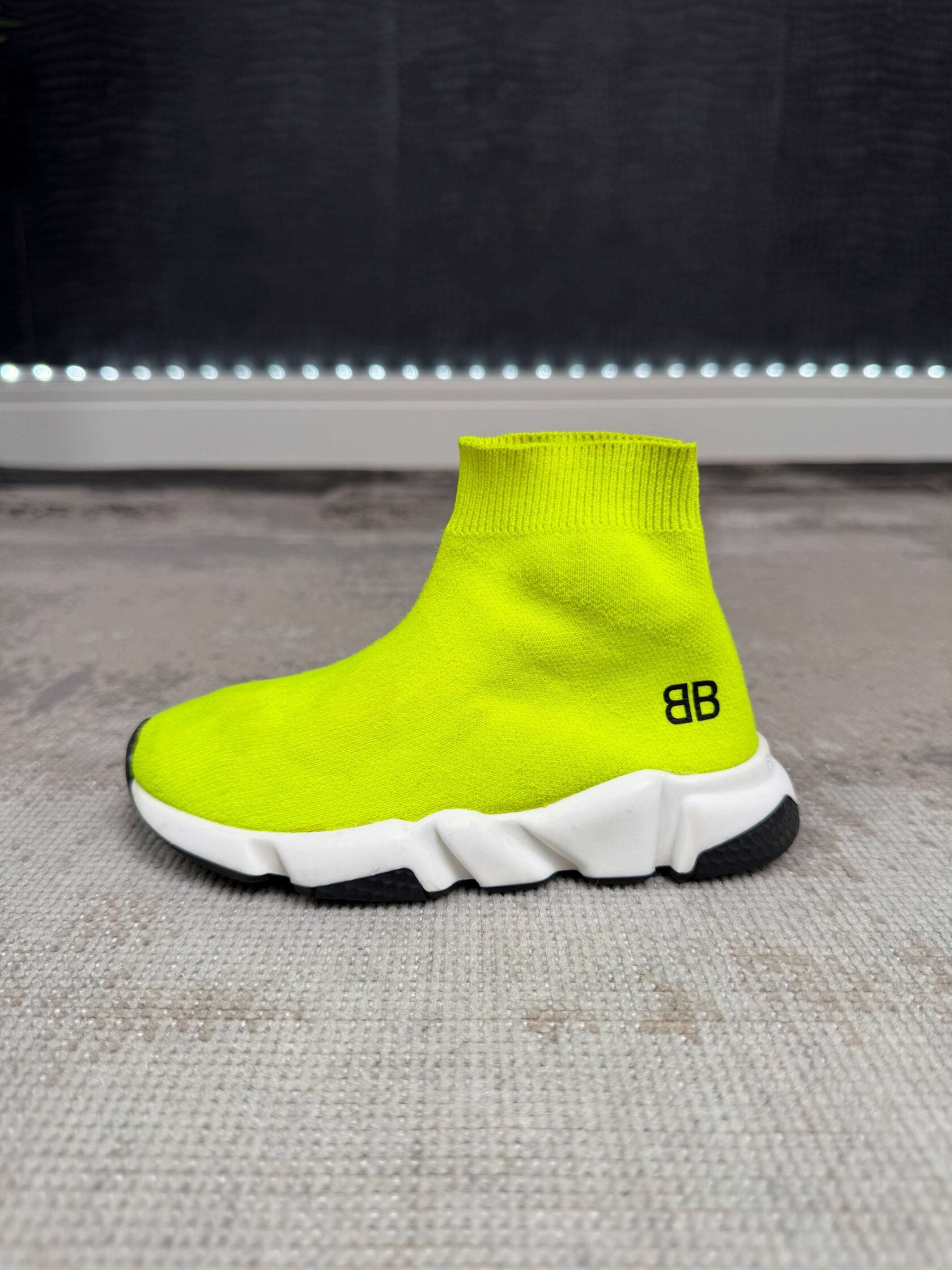 KIDS - Balenciaga Speed Trainers - Yellow Balenciaga
