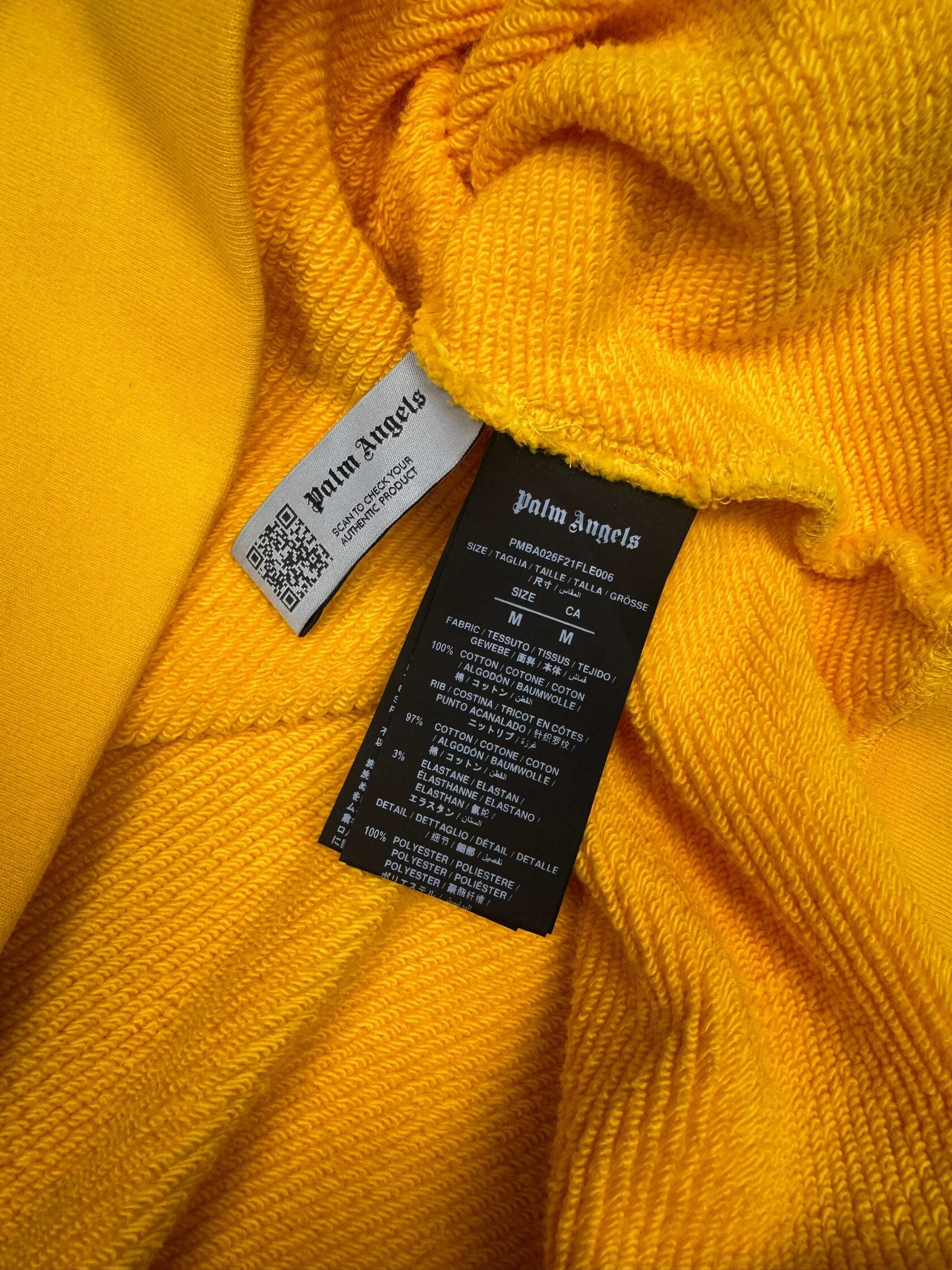 Palm Angels Logo Sweatshirt - Yellow