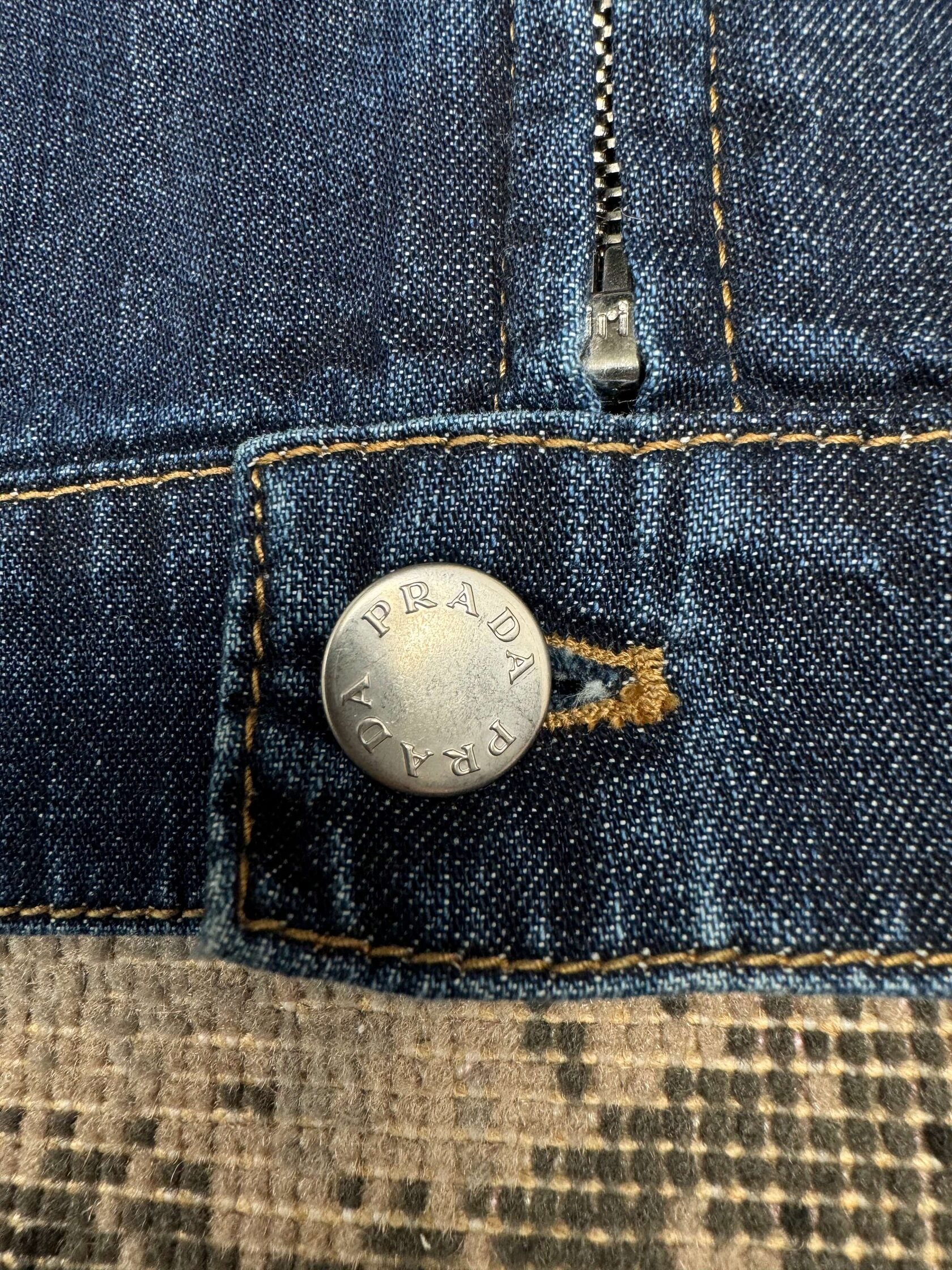 Prada Light Denim Zipper Jacket (Unused) Prada