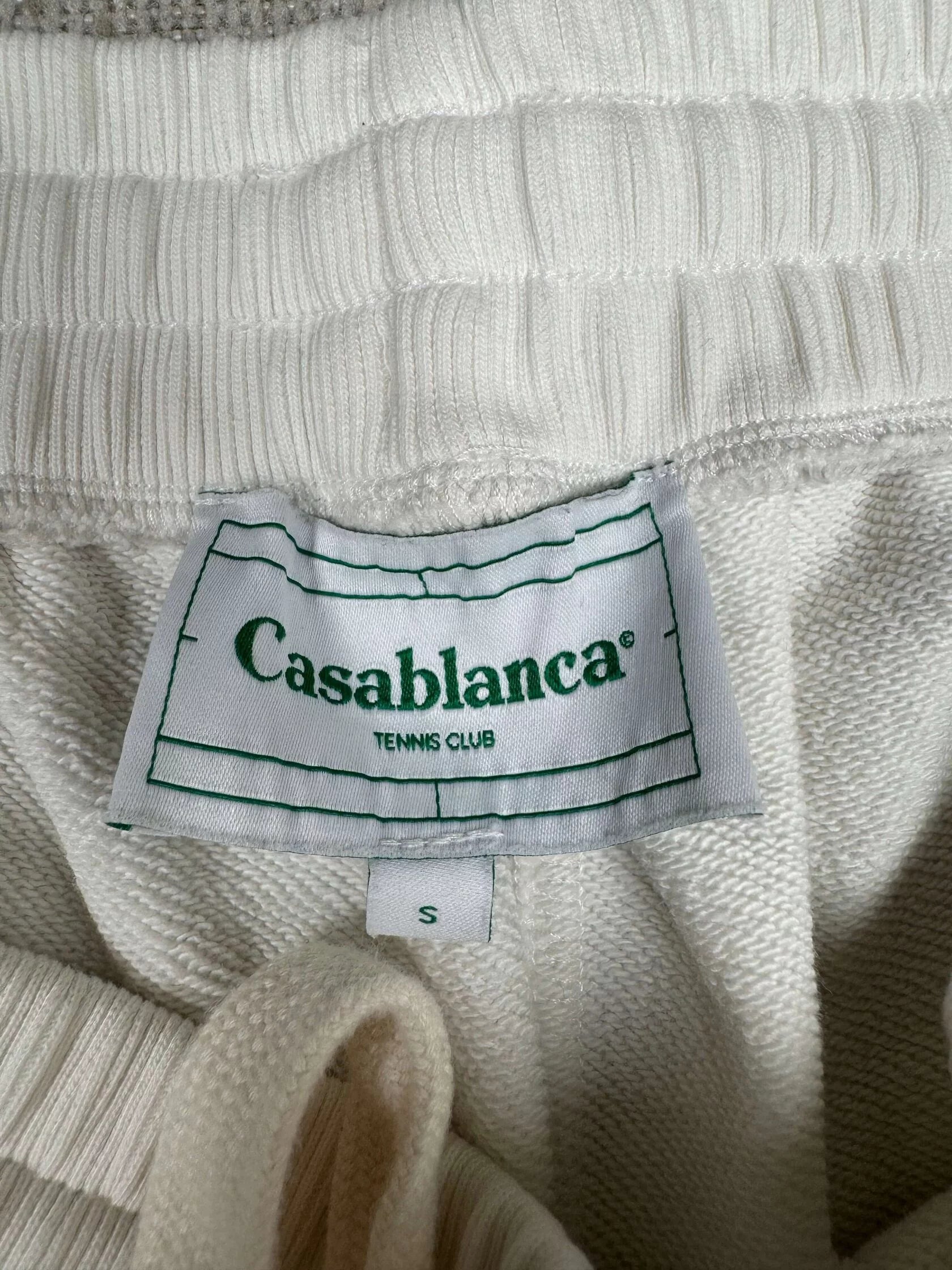 Casablanca Tennis Club Icon Shorts - White Casablanca