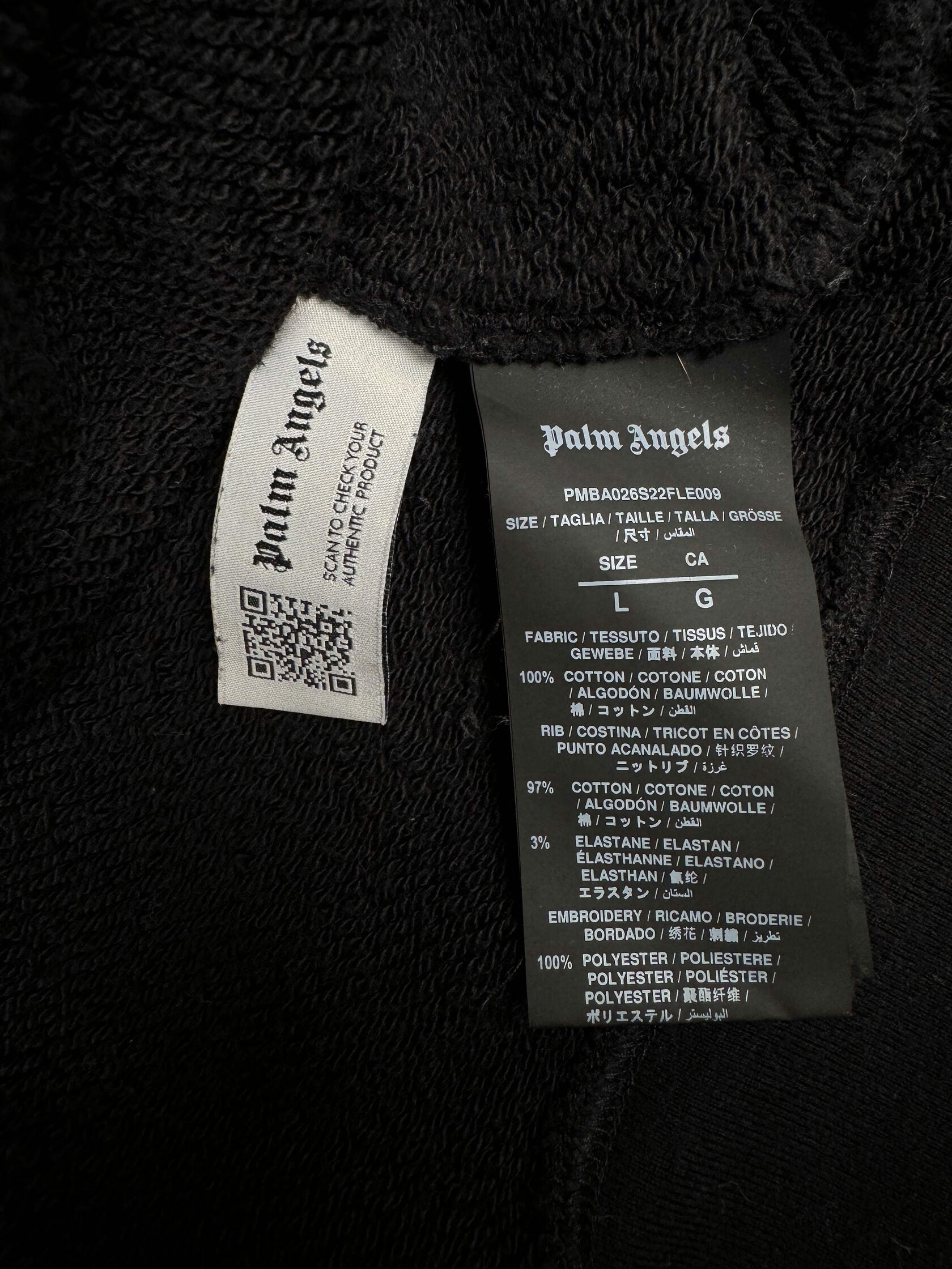 Palm Angels Embroidered Palm Sweatshirt - Black Palm Angels
