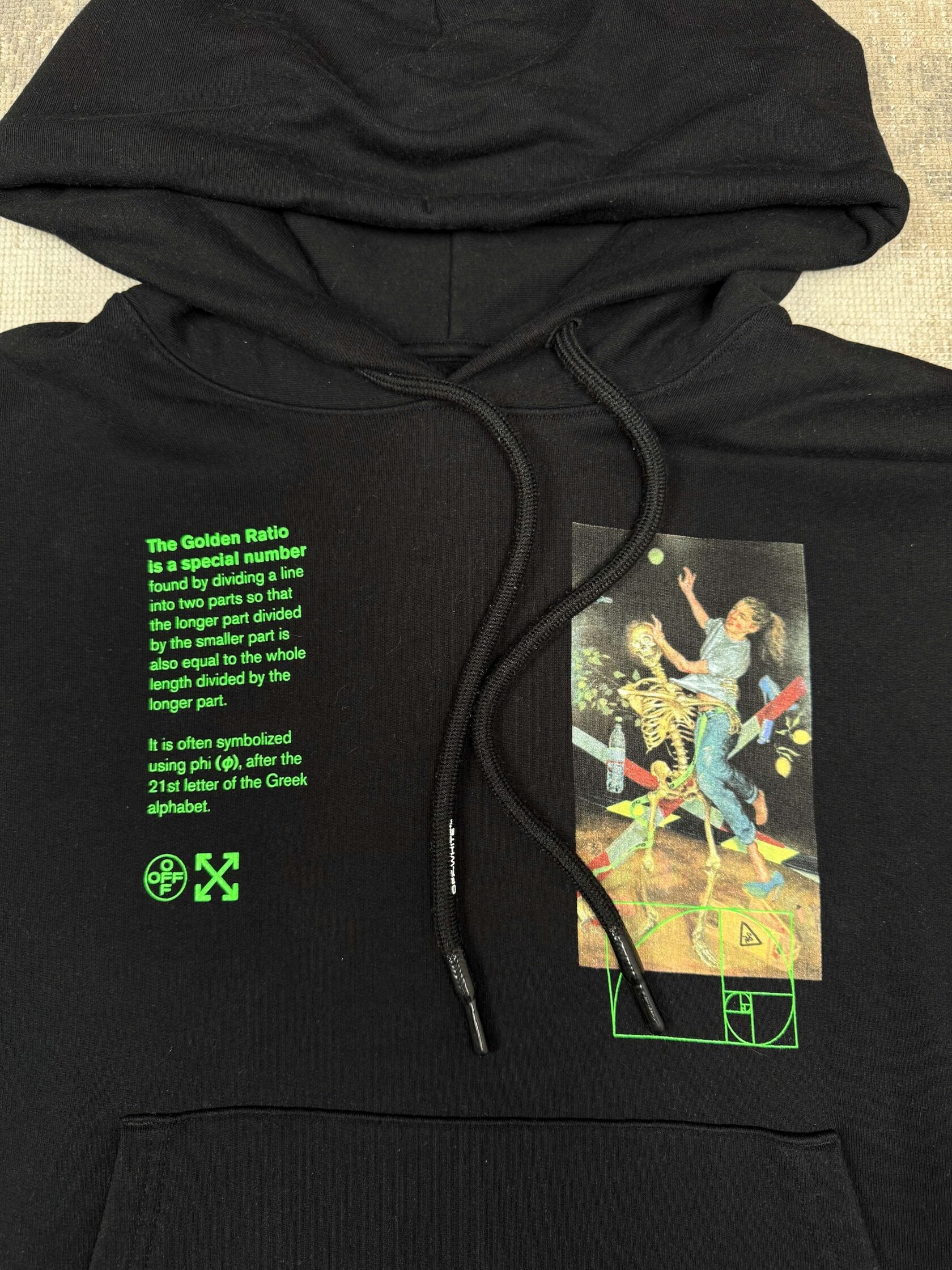 Off-White Pascal Painting Hoodie - Black Off-White
