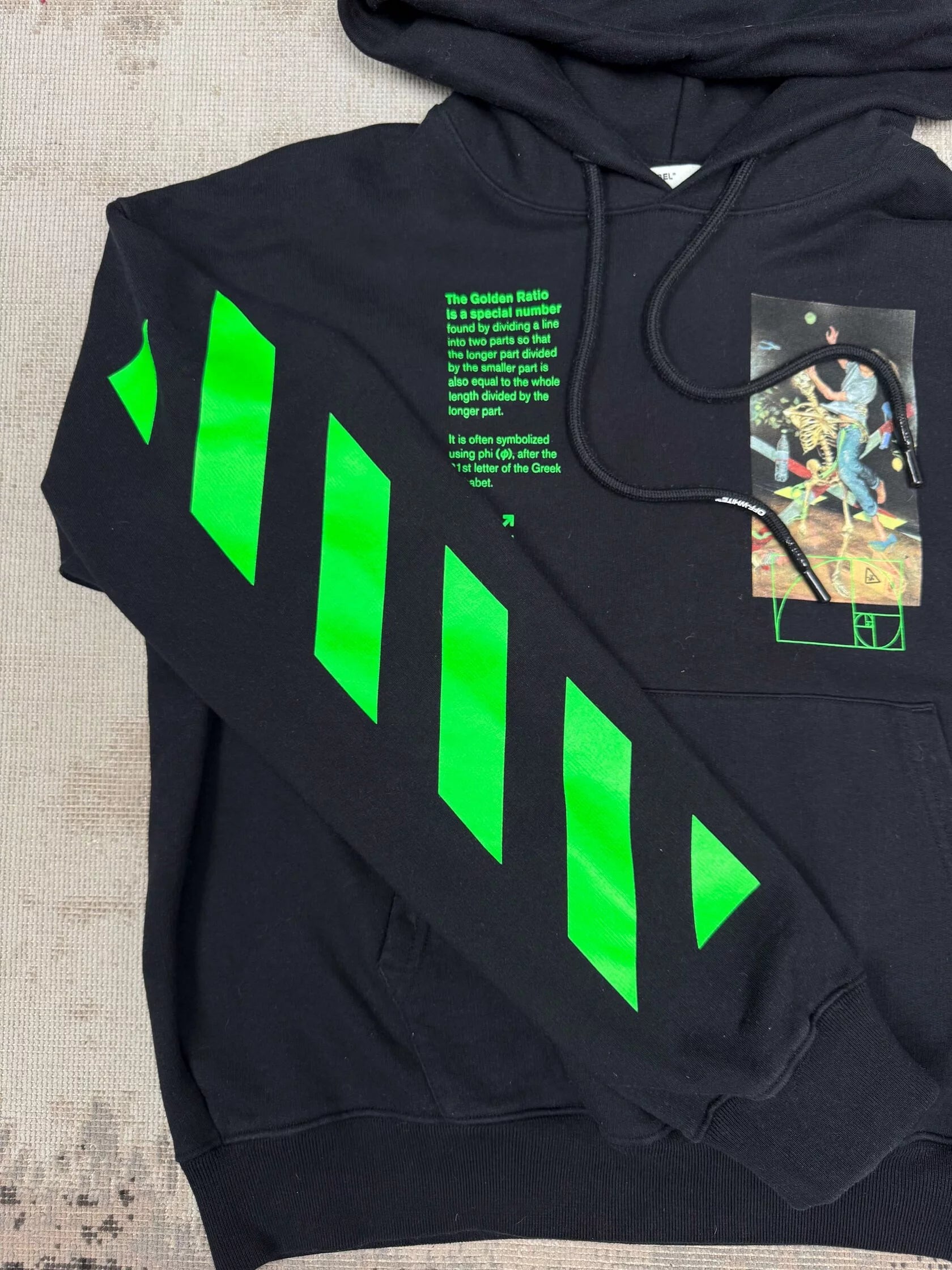 Off-White Pascal Painting Hoodie - Black Off-White