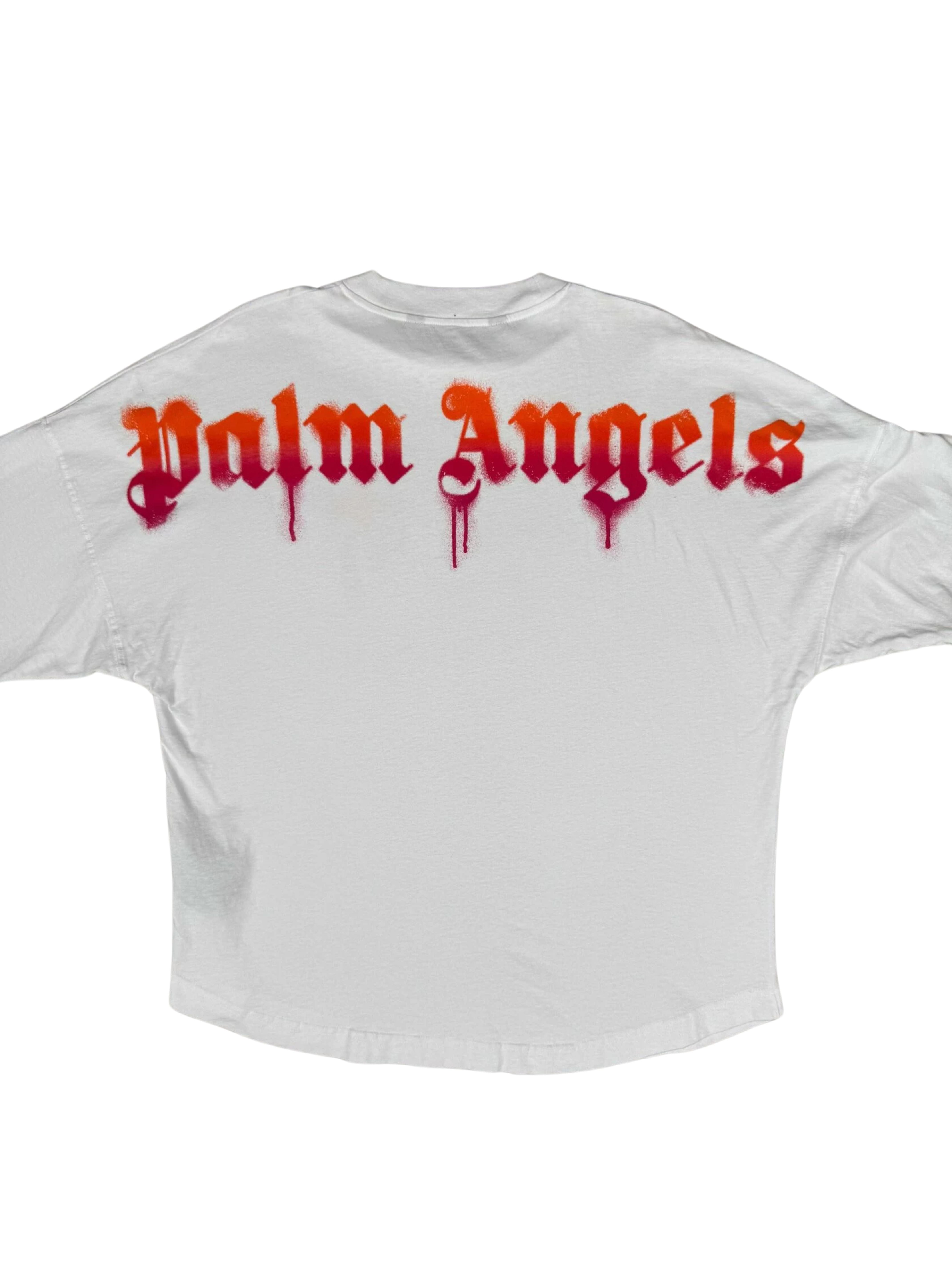 Palm Angels Sprayed Palm T-Shirt - White Palm Angels