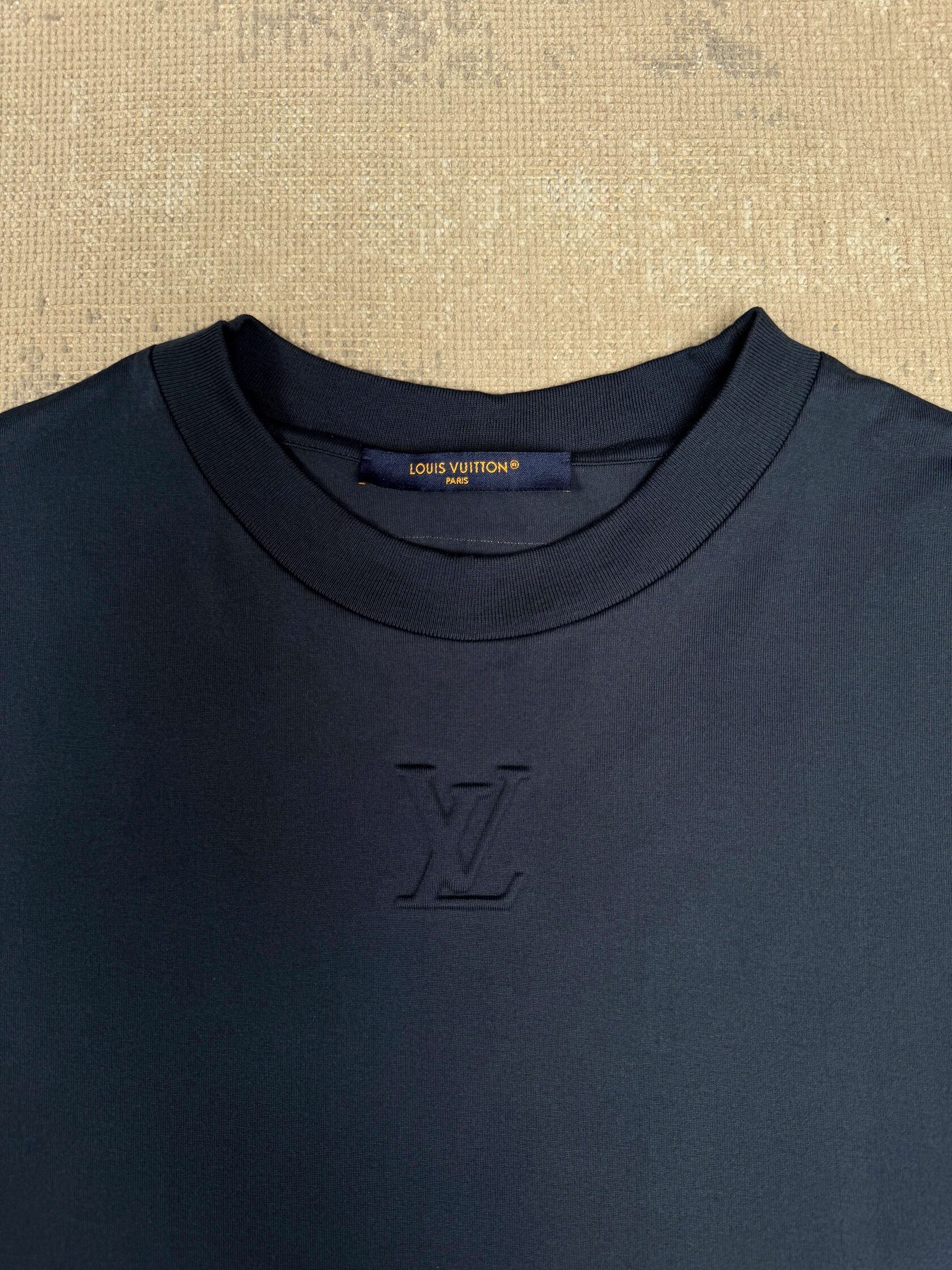 Louis Vuitton Embossed T-Shirt - Navy Louis Vuitton