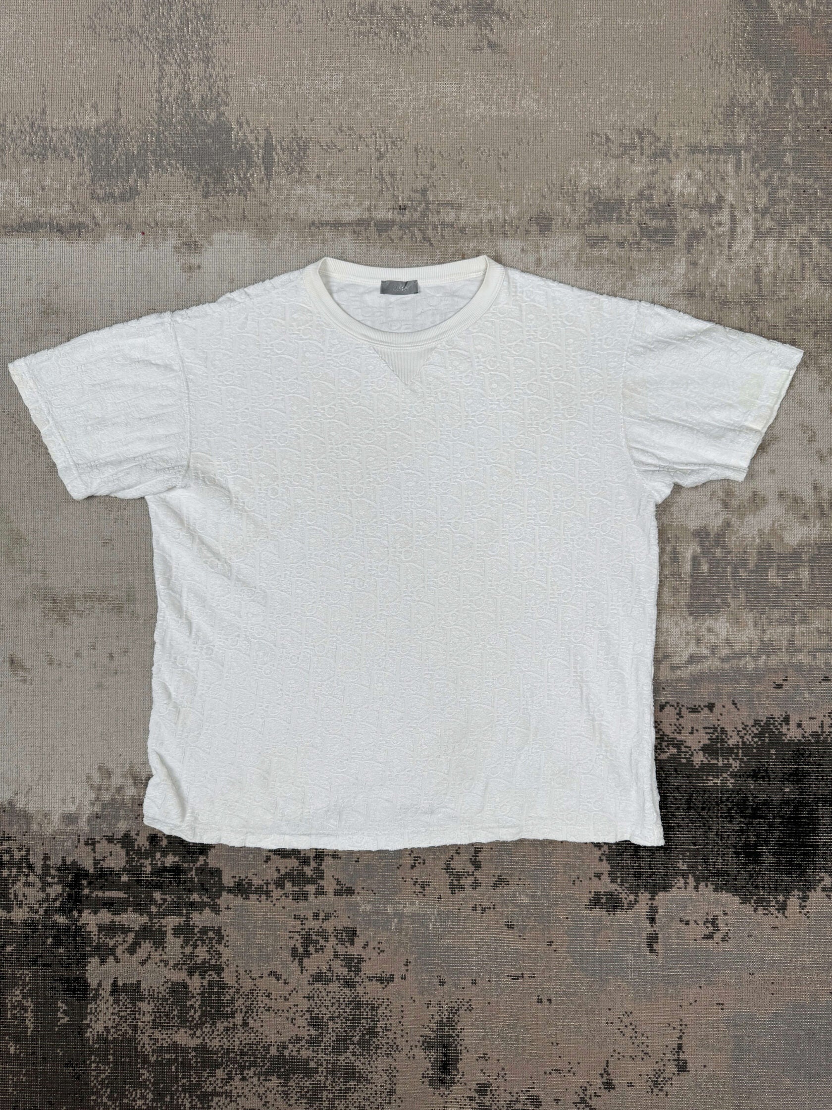 Dior Oblique Towel T-Shirt - White