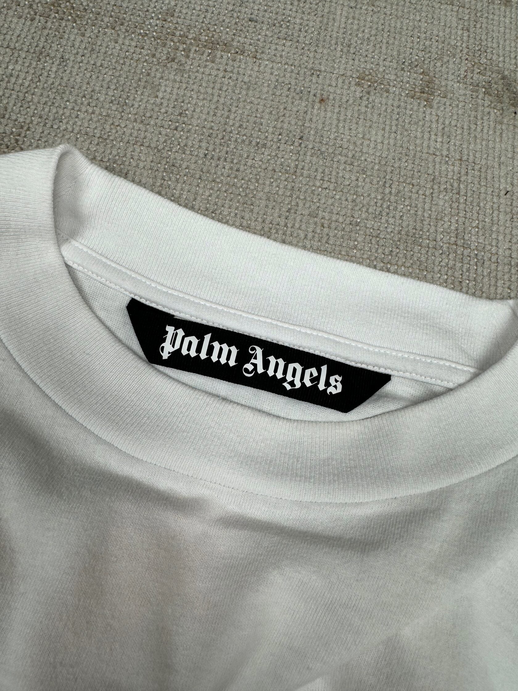 Palm Angels Sprayed Palm T-Shirt - White