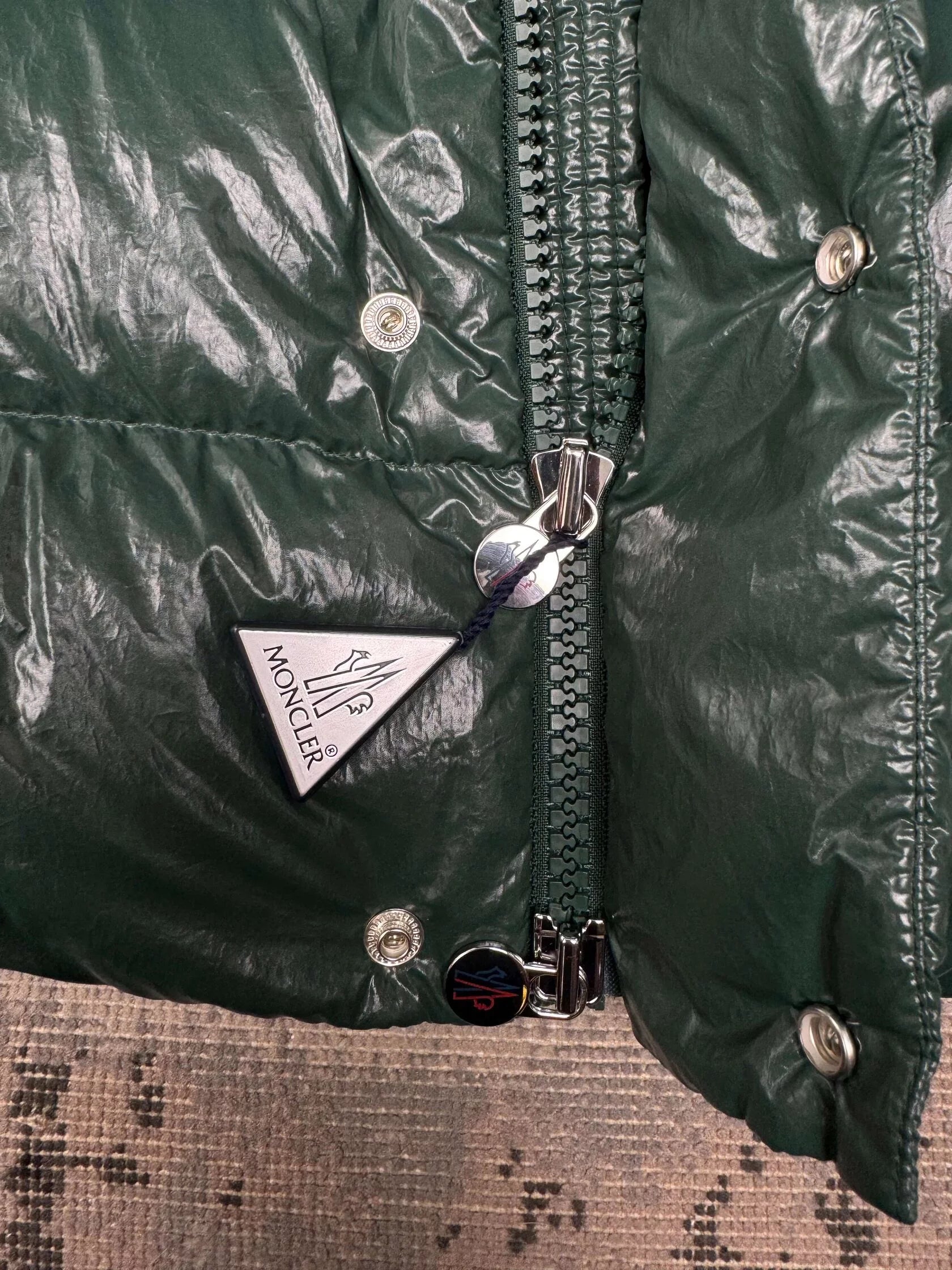 Moncler Maya Down Coat - Green (Unused)