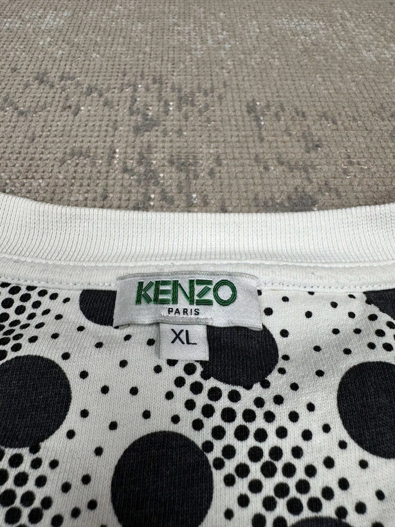 Kenzo Wavey Dots T-Shirt - White