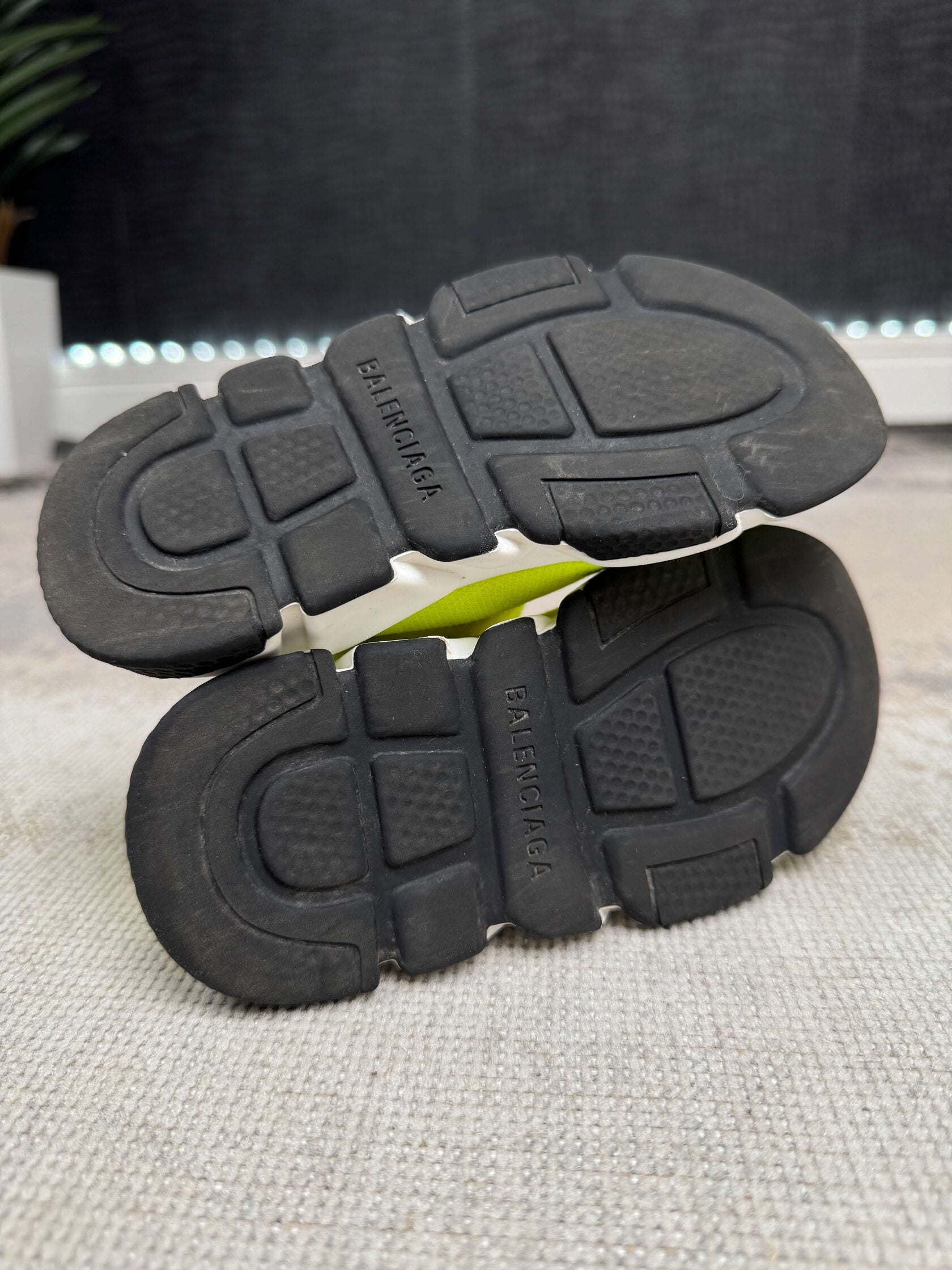 KIDS - Balenciaga Speed Trainers - Yellow Balenciaga