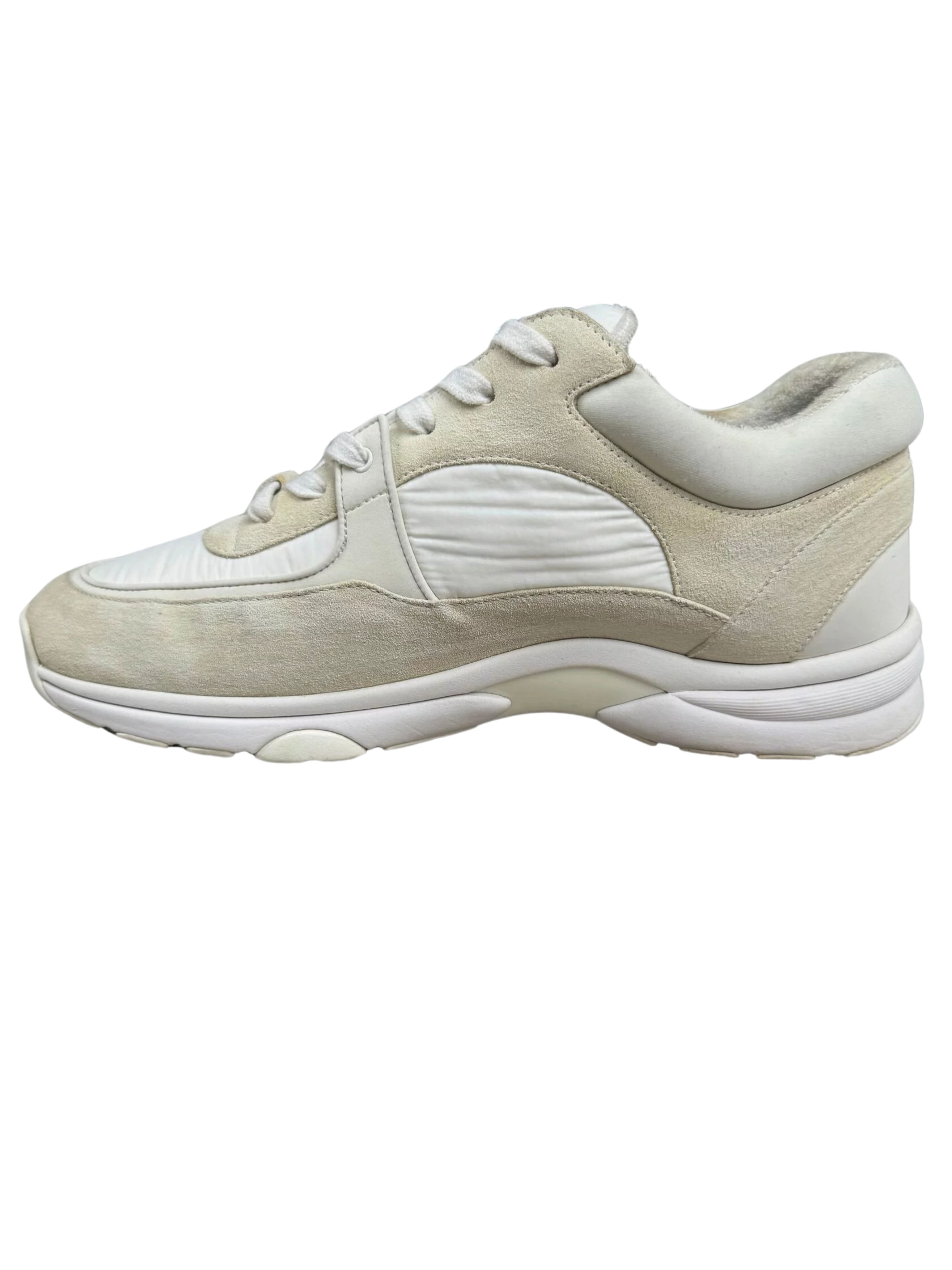 Chanel CC Runners Reflective Trainer - White