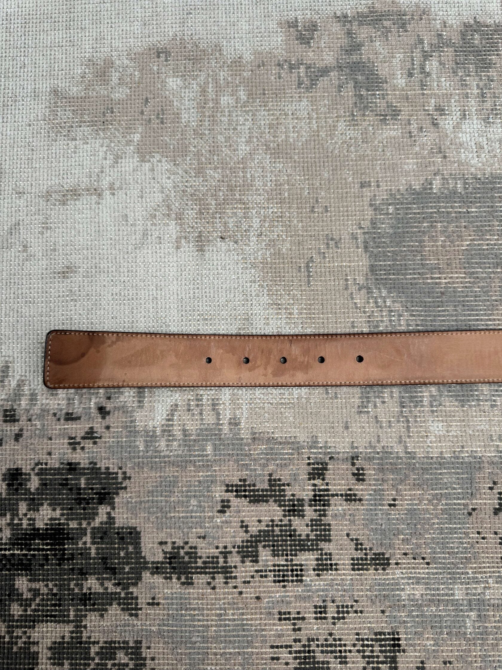 Gucci Guccissima Belt - Navy Gucci