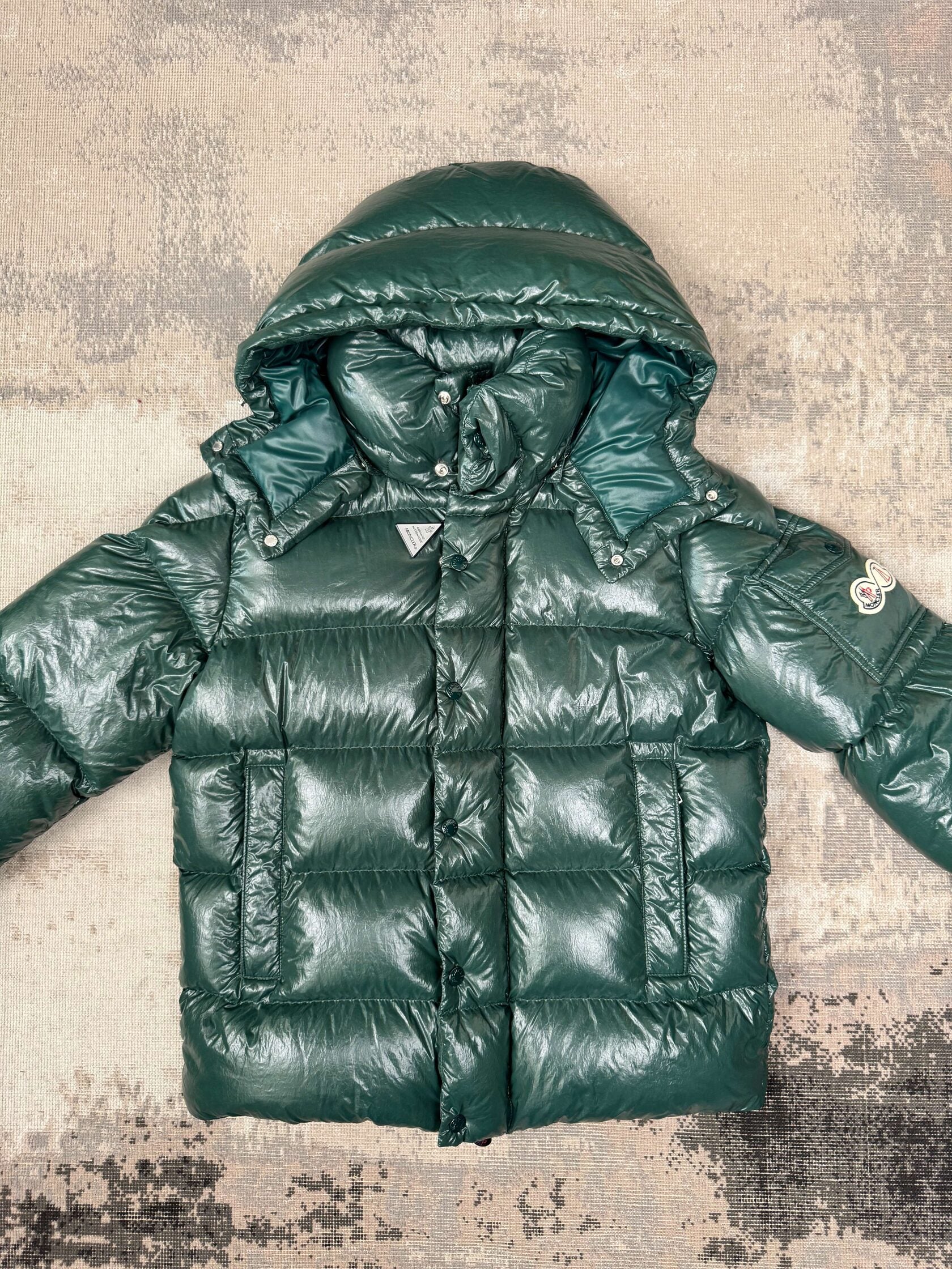 Moncler Maya Down Coat - Green (Unused)