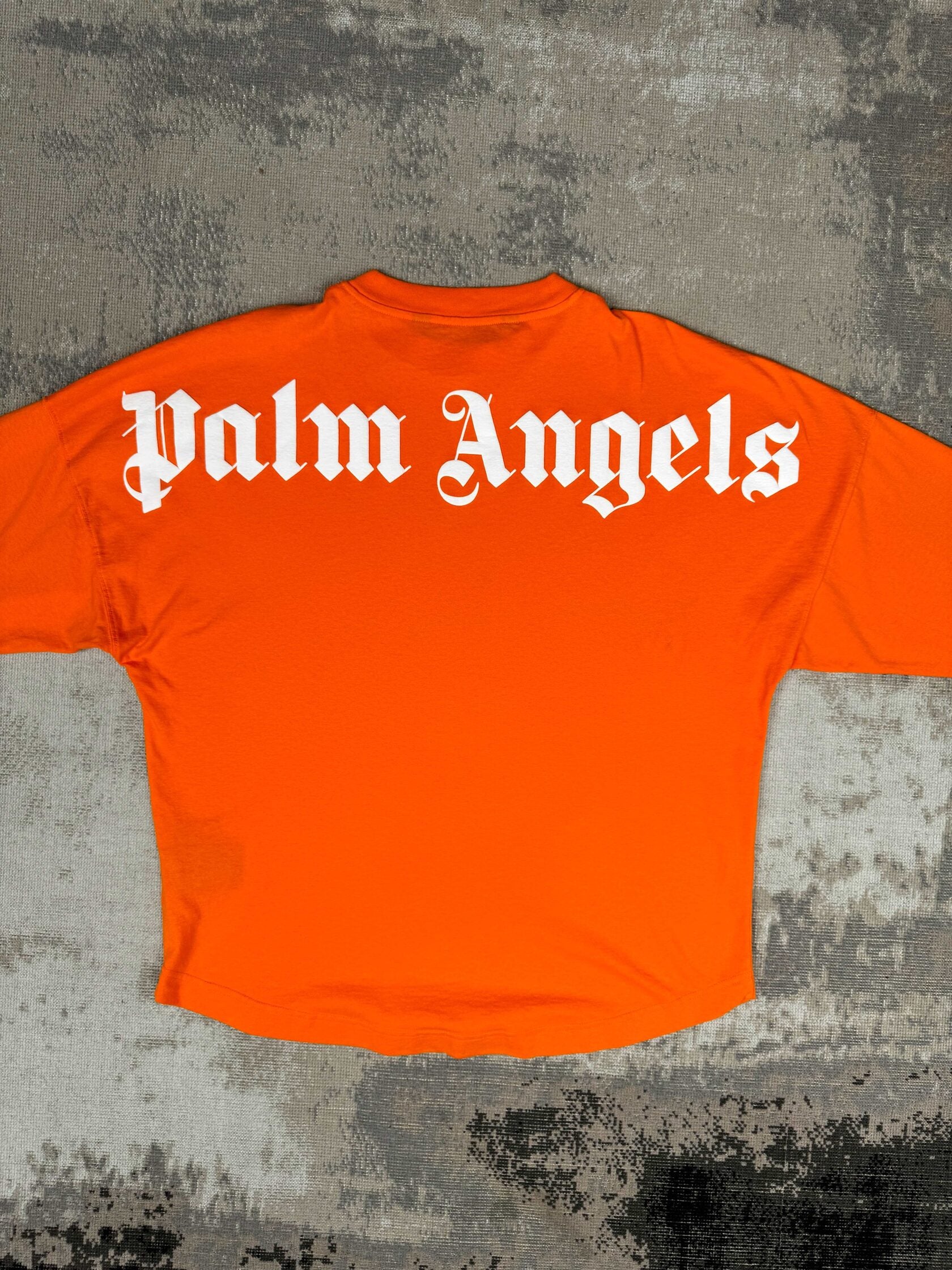 Palm Angels Logo Long Sleeve T-Shirt - Orange