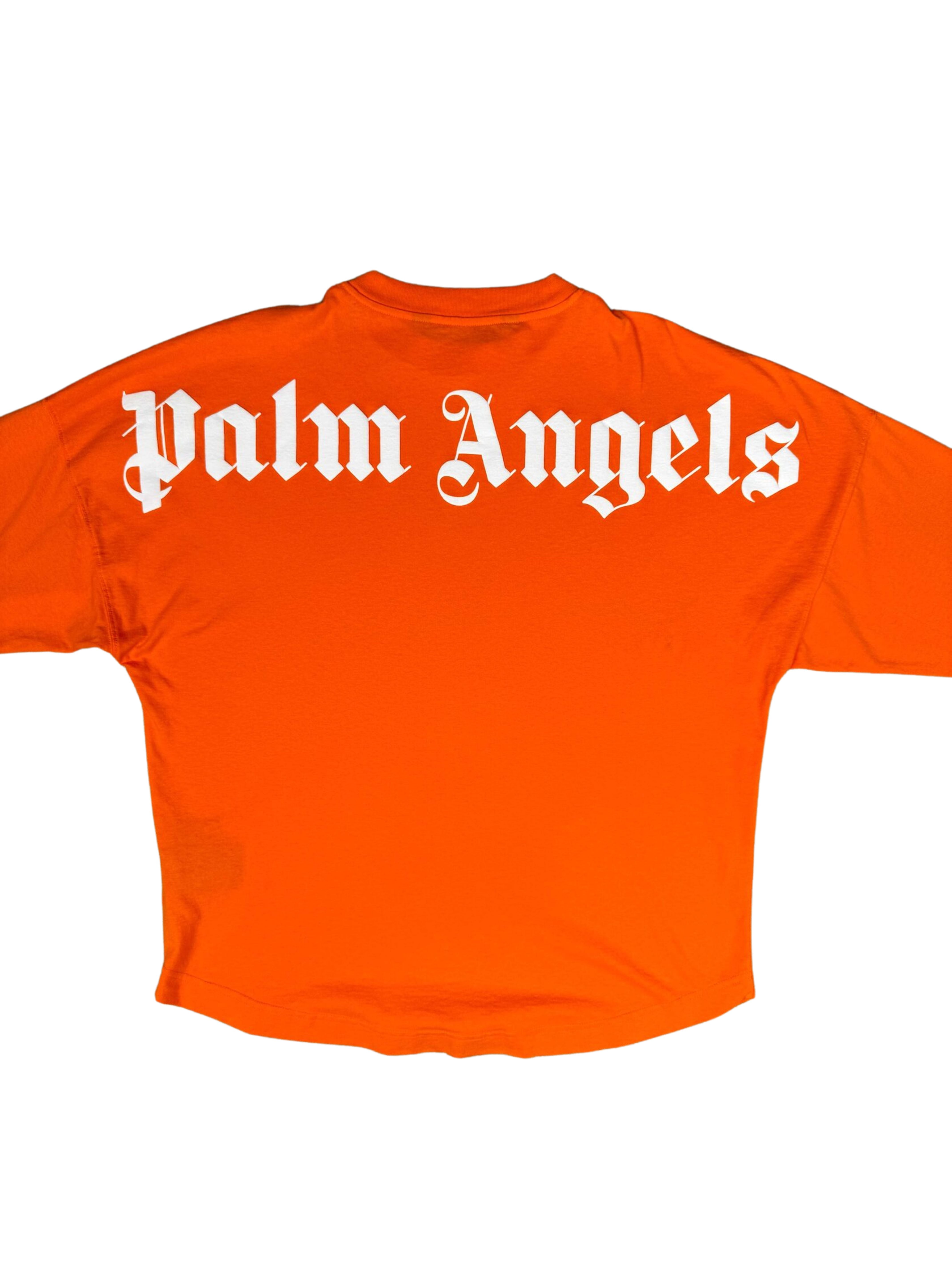 Palm Angels Logo Long Sleeve T-Shirt - Orange