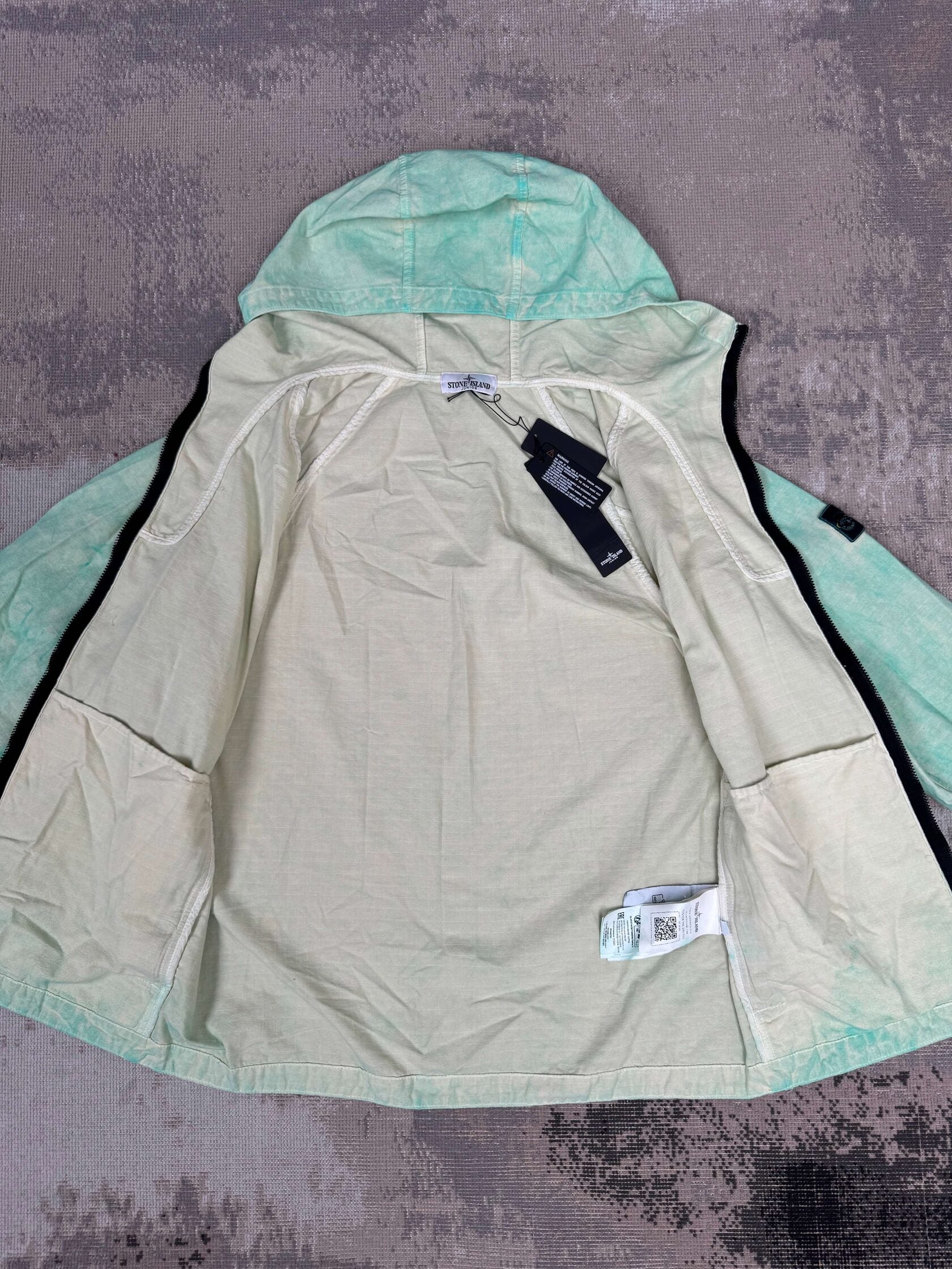 JUNIOR - Stone Island Dust Effect Jacket - Light Green (Unused) Stone Island