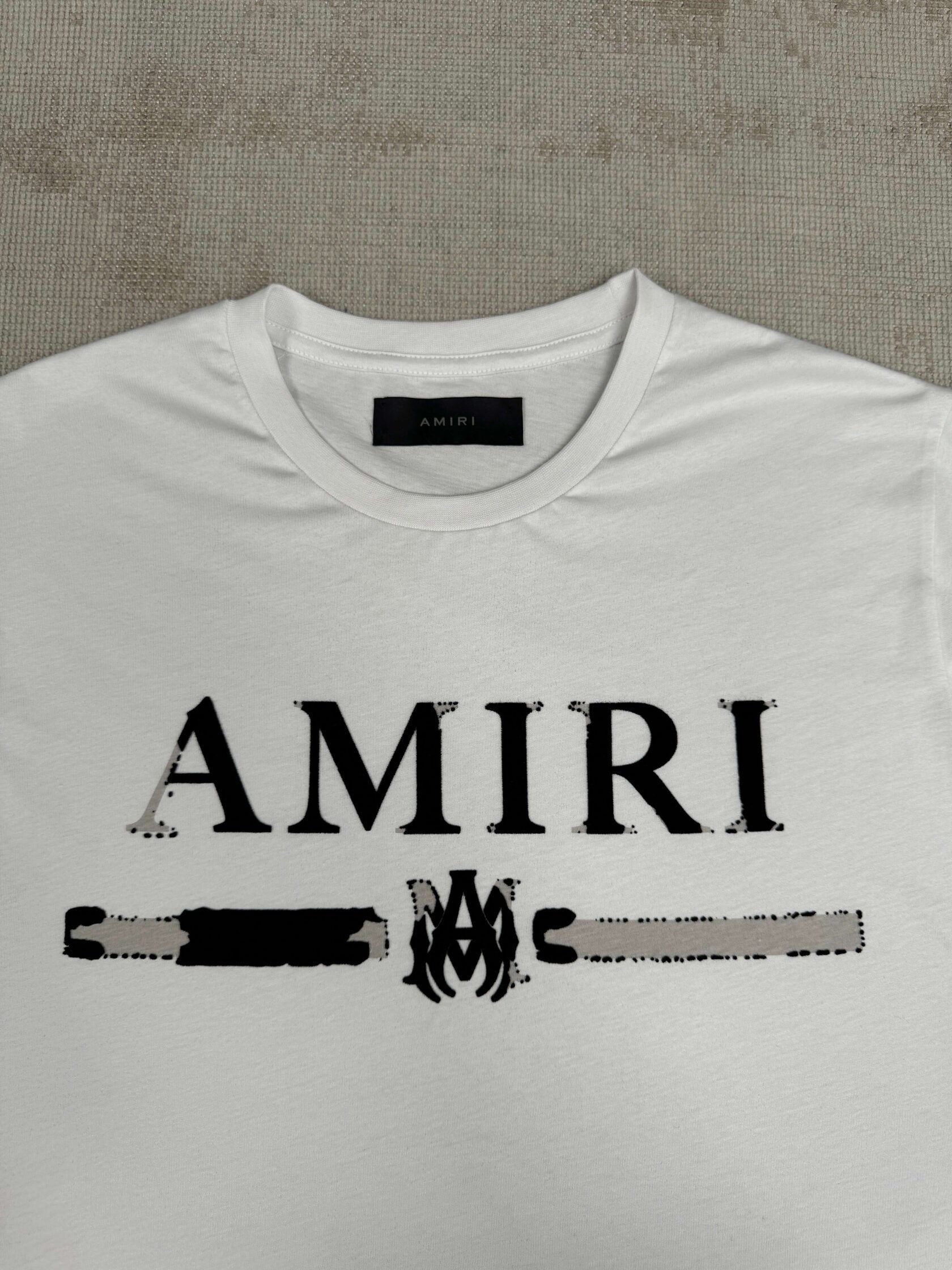 Amiri Bar Applique T-Shirt - White (Unused) Amiri