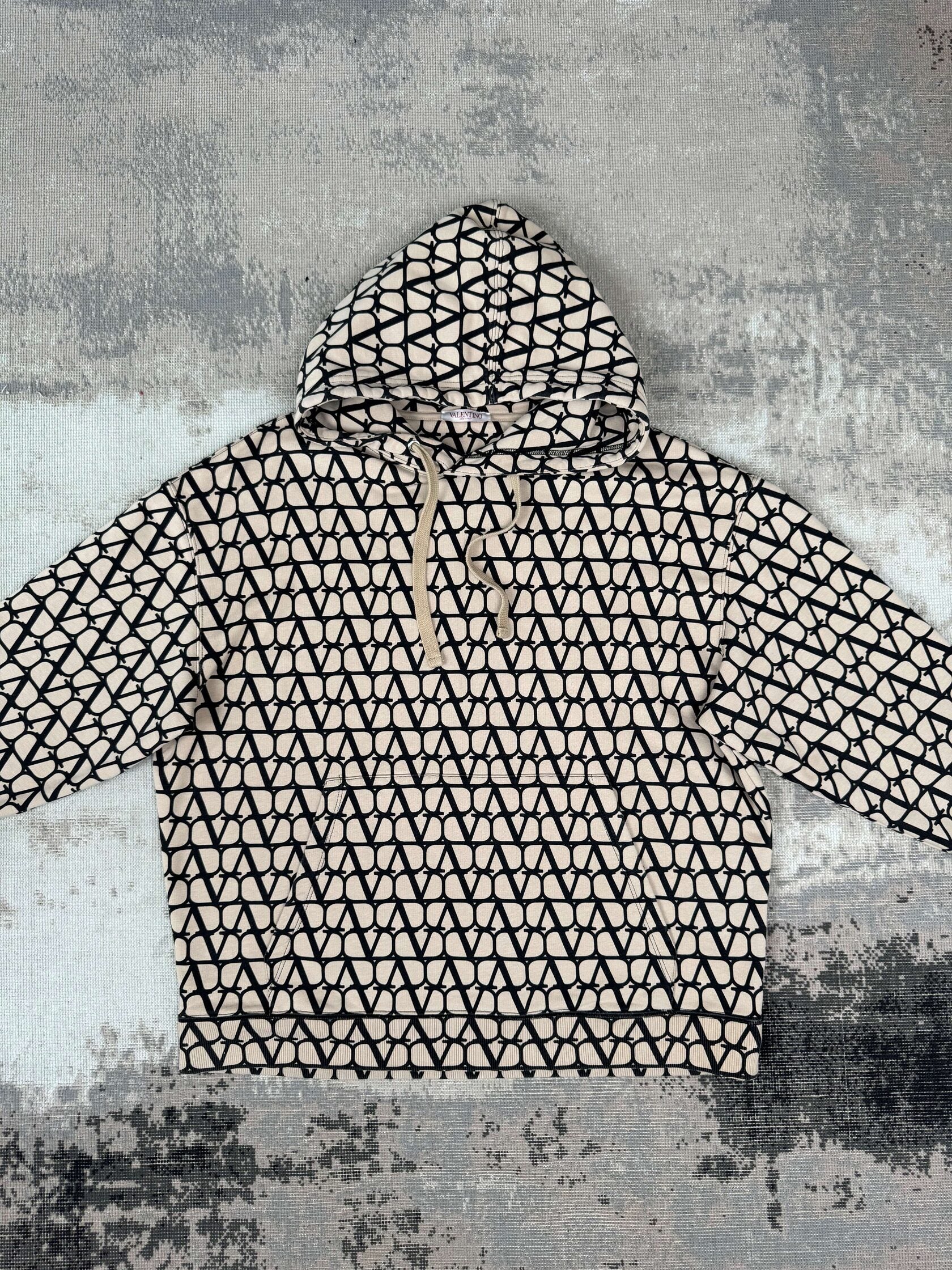 Valentino Garavani Toile Iconograph Hoodie - Brown