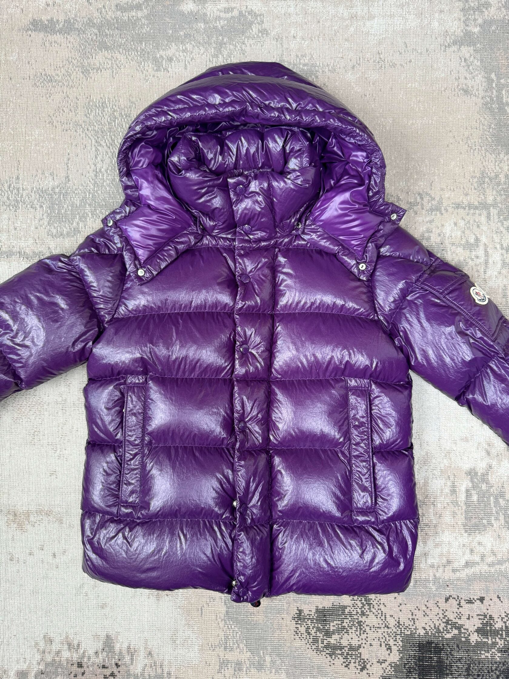 Moncler Maya Down Coat - Purple (Unused)