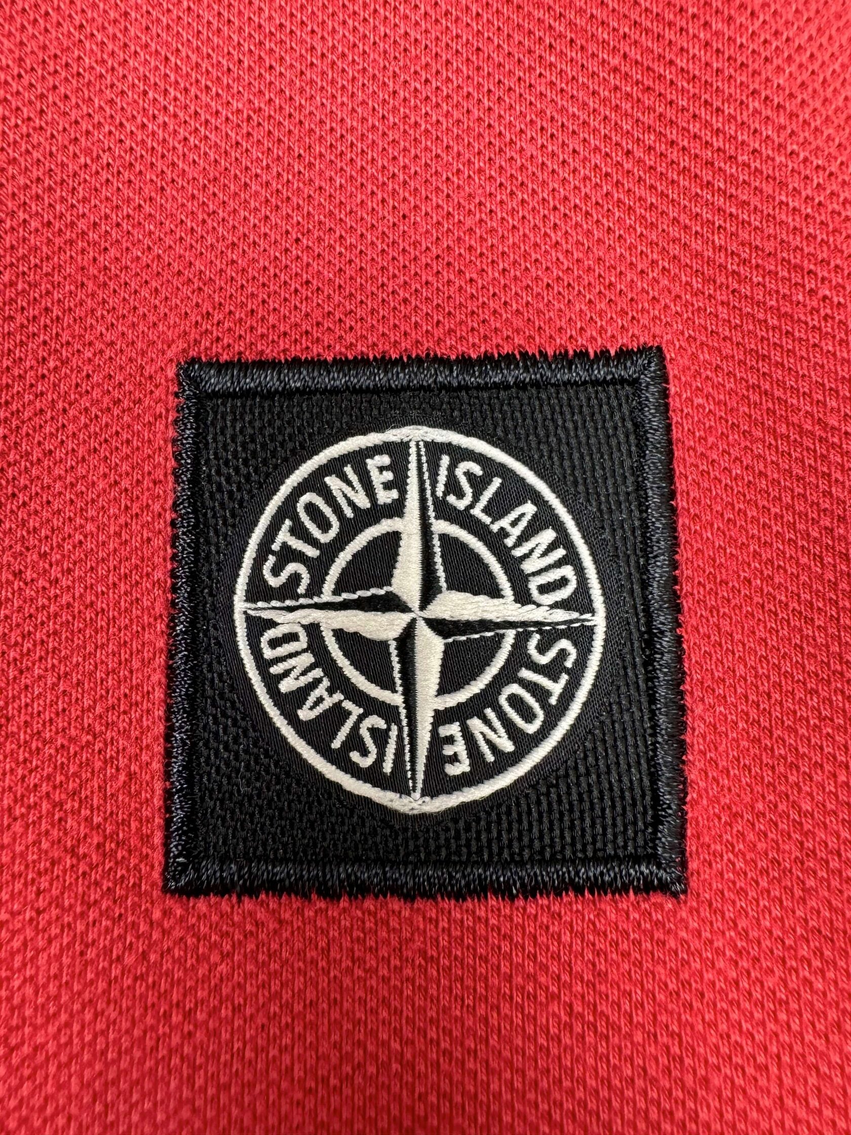 Stone Island Compass Polo Shirt - Red Stone Island